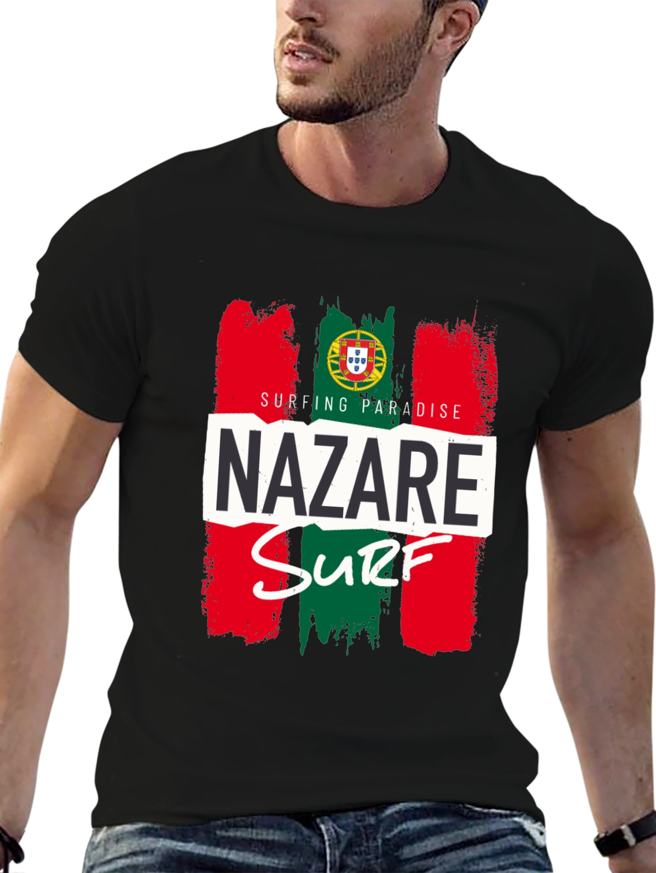 Nazare Surf T-Shirt - Surfing Paradise Tee