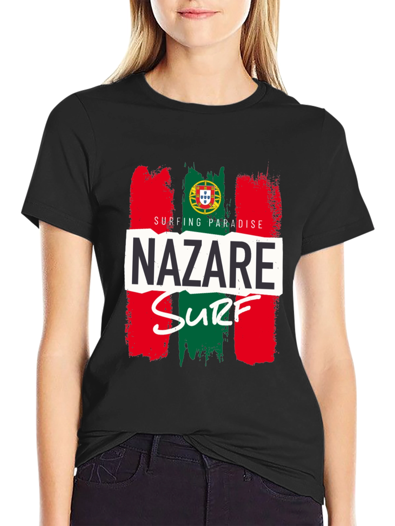 Nazare Surf T-Shirt - Surfing Paradise Tee