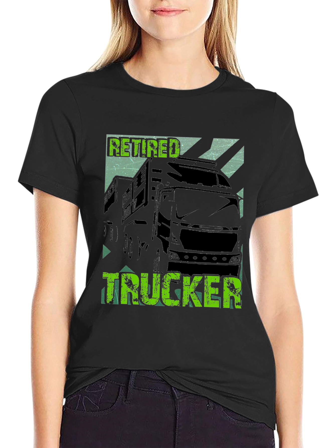 Retired Trucker Graphic T-Shirt