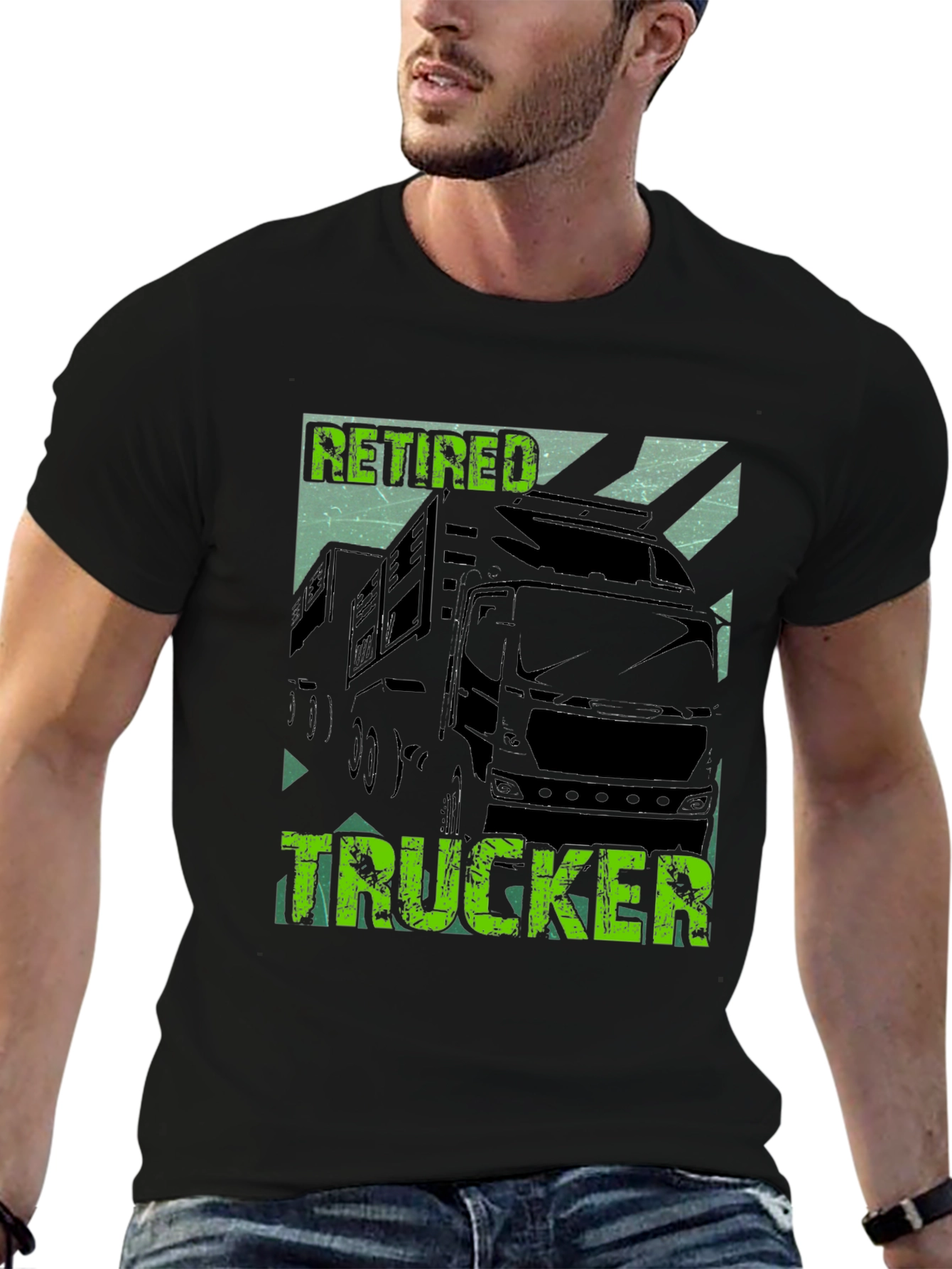 Retired Trucker Graphic T-Shirt