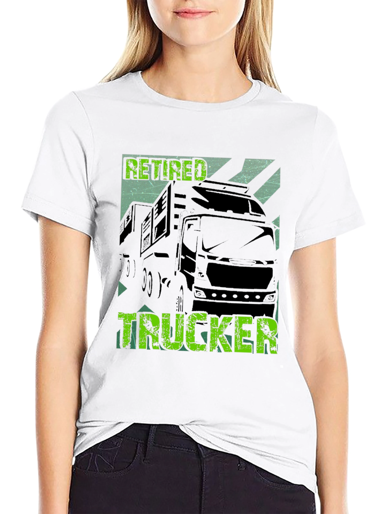 Retired Trucker Graphic T-Shirt