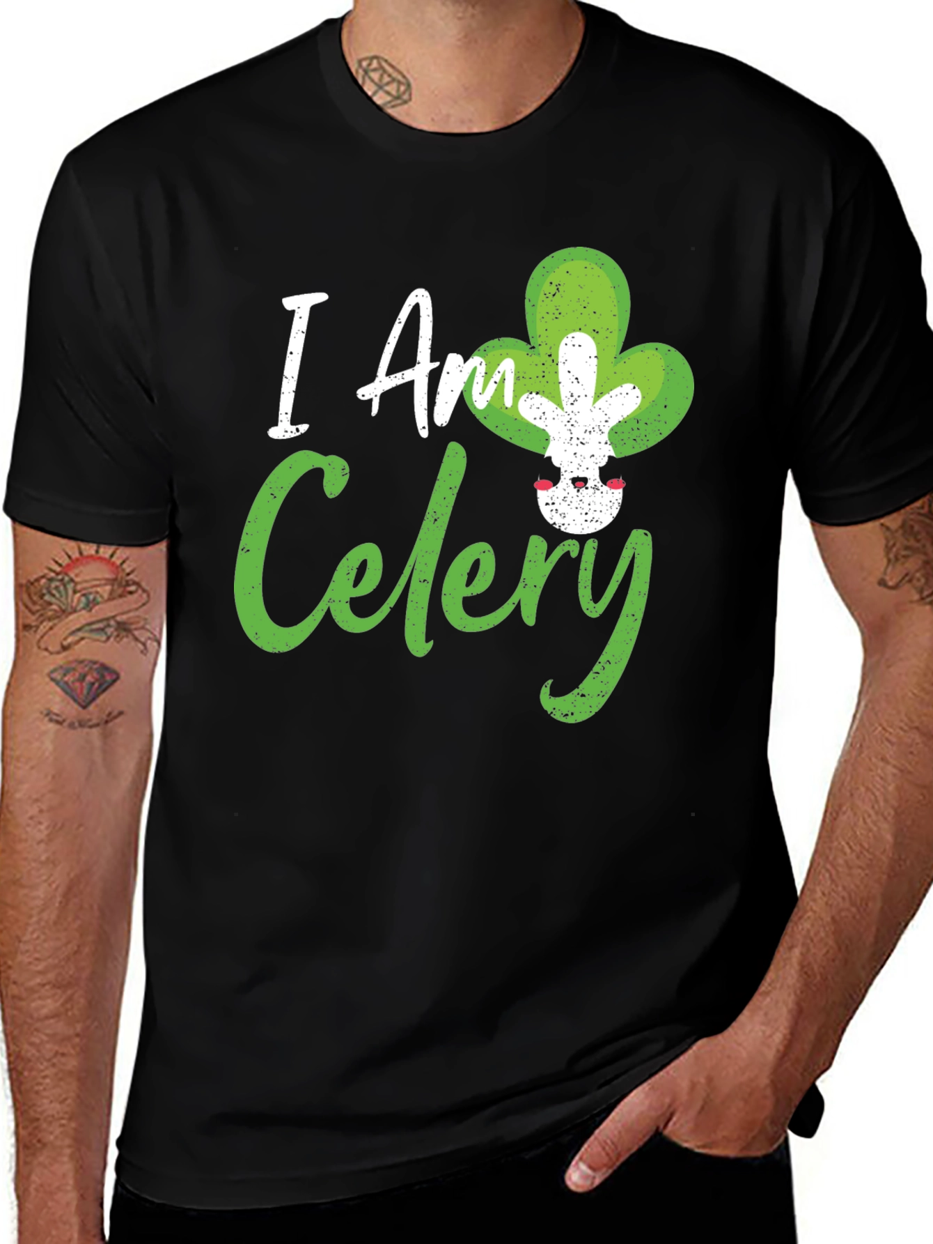 I Am Celery Funny Vegan T-Shirt