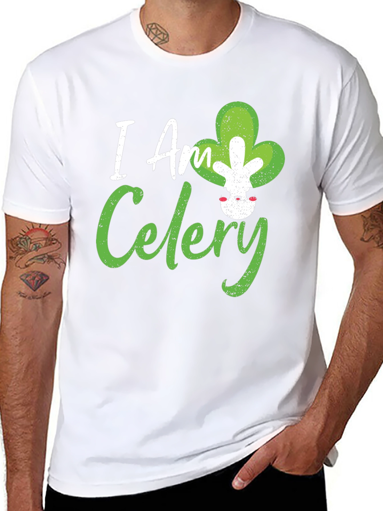 I Am Celery Funny Vegan T-Shirt
