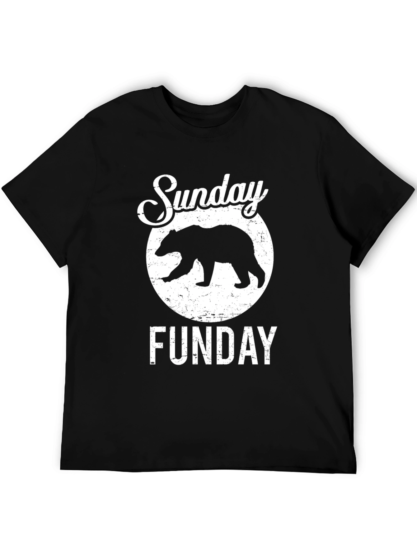 Sunday Funday Bear Graphic T-Shirt