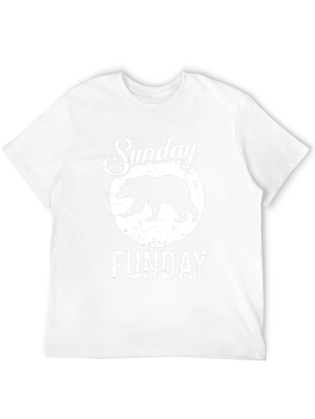 Sunday Funday Bear Graphic T-Shirt