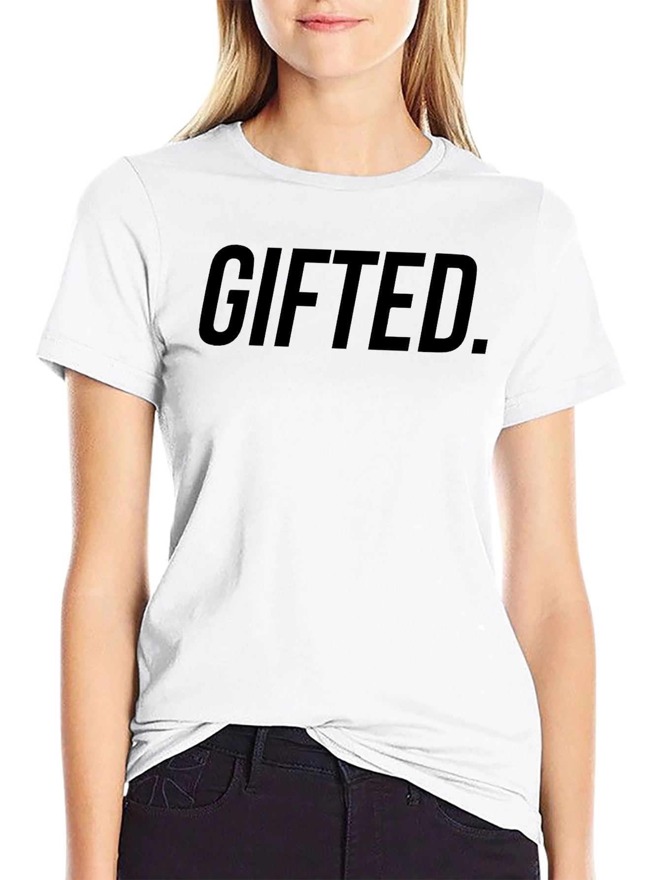 Gifted Black Graphic Tee - Stylish Mens Casual Wear