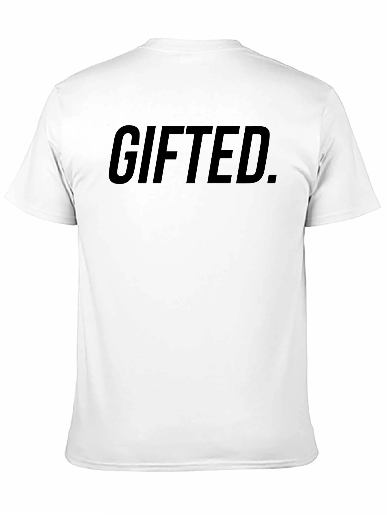 Gifted Black Graphic Tee - Stylish Mens Casual Wear