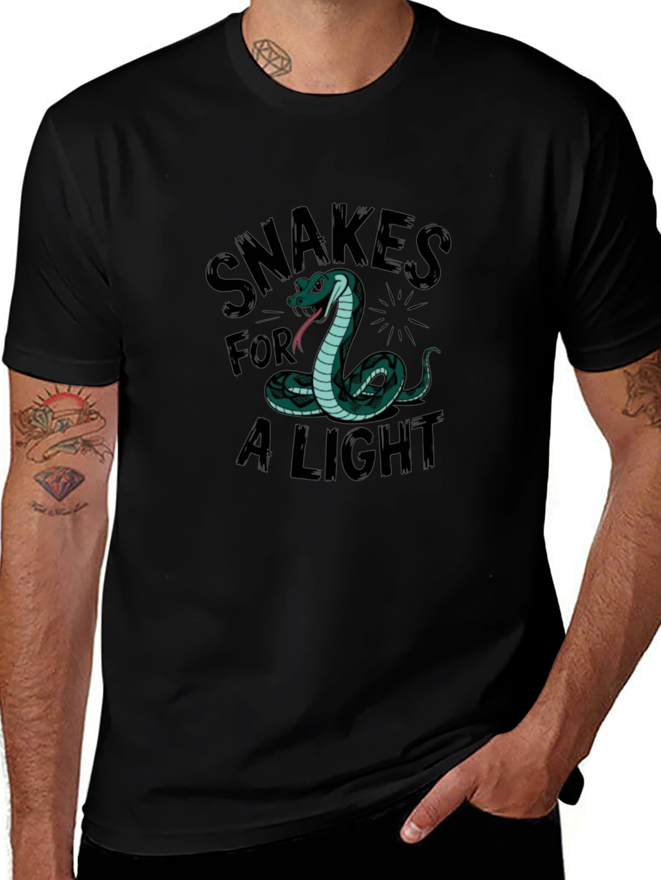 Snakes for a Light Graphic Tee