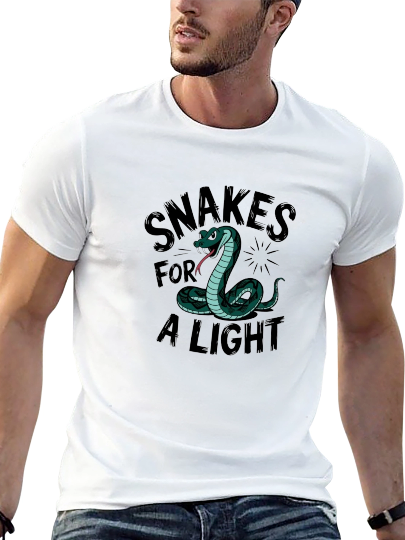 Snakes for a Light Graphic Tee