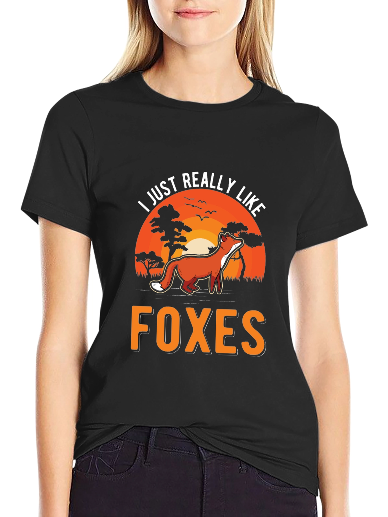 I Just Really Like Foxes Graphic T-Shirt