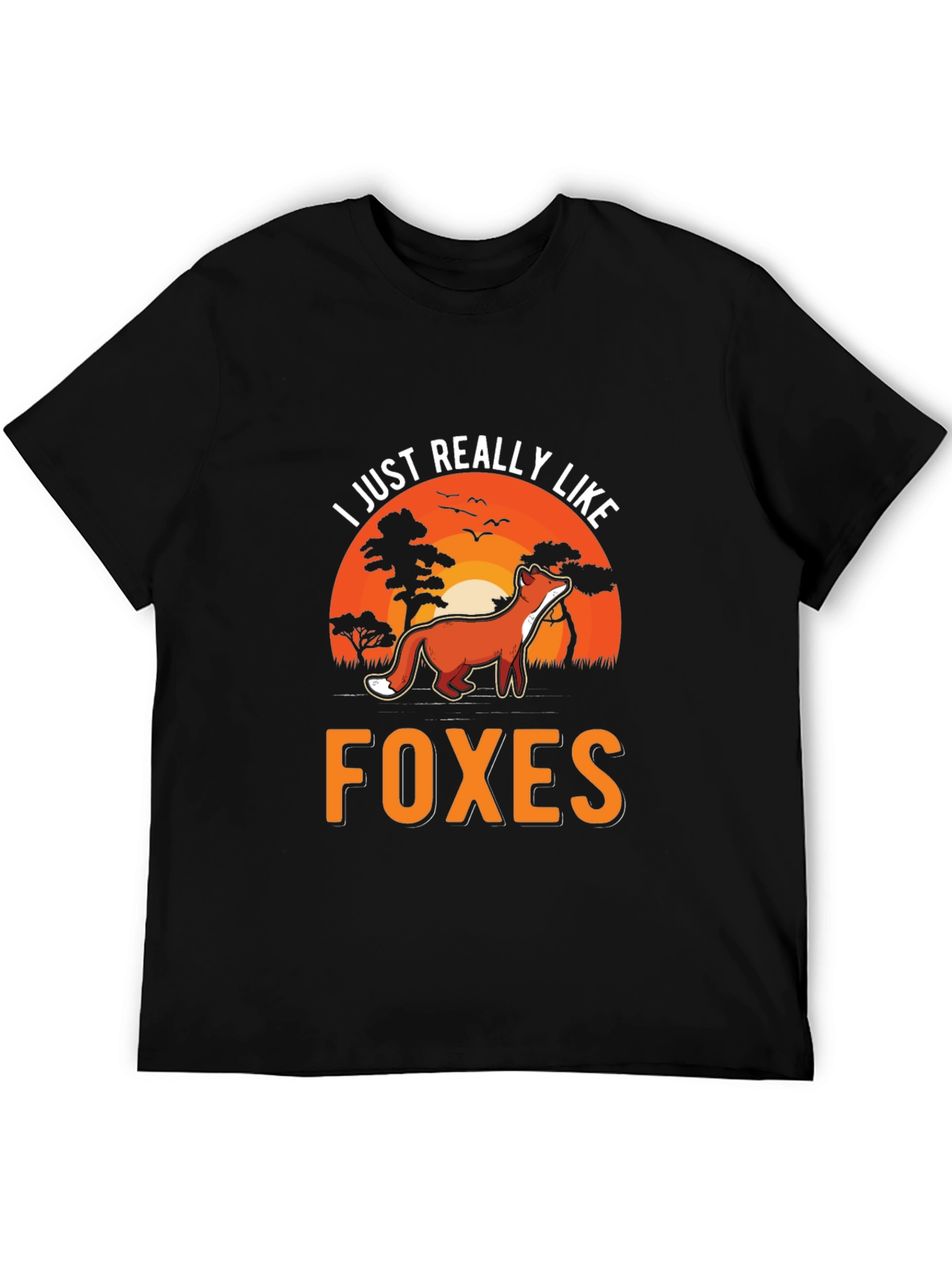 I Just Really Like Foxes Graphic T-Shirt