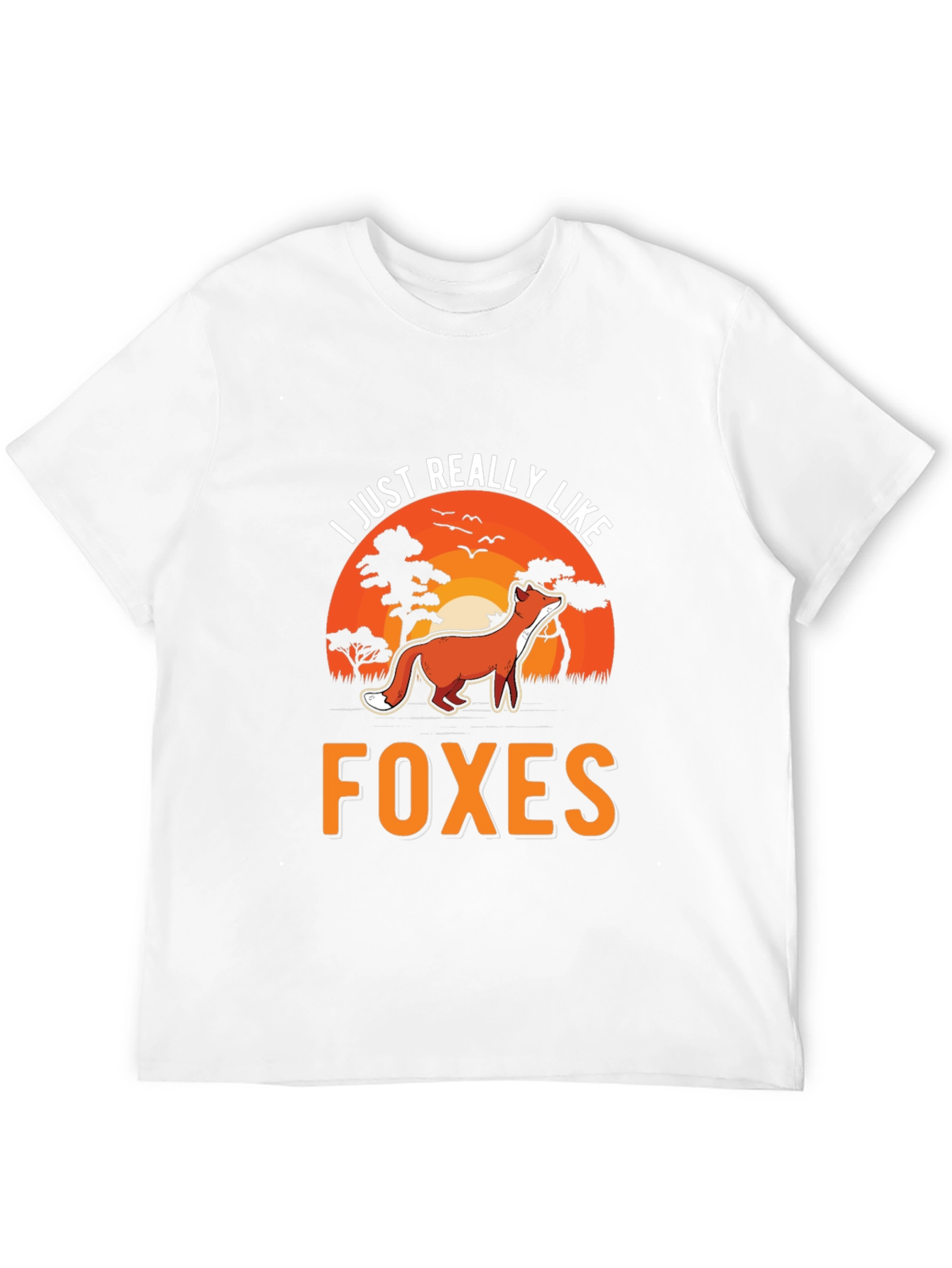 I Just Really Like Foxes Graphic T-Shirt