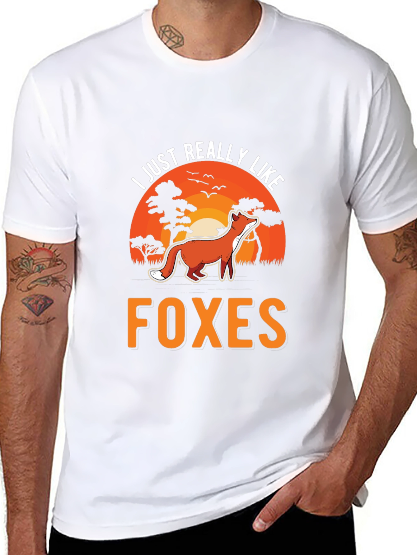 I Just Really Like Foxes Graphic T-Shirt