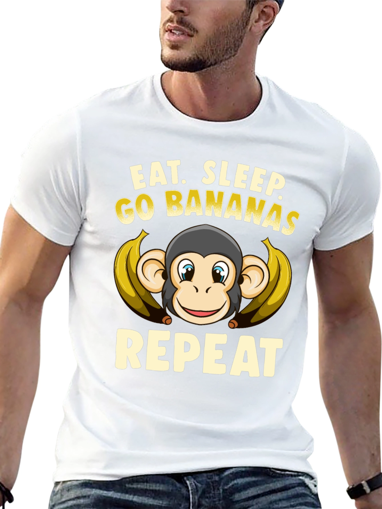 Eat Sleep Go Bananas Repeat T-Shirt