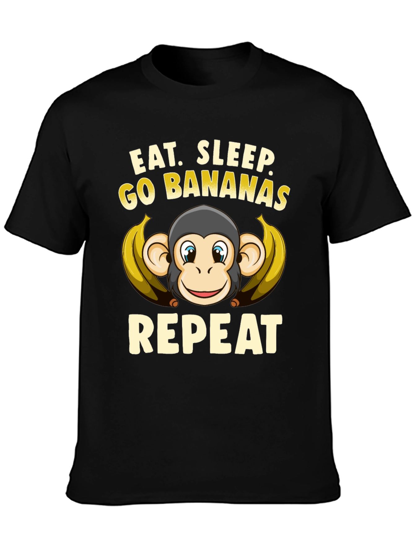 Eat Sleep Go Bananas Repeat T-Shirt