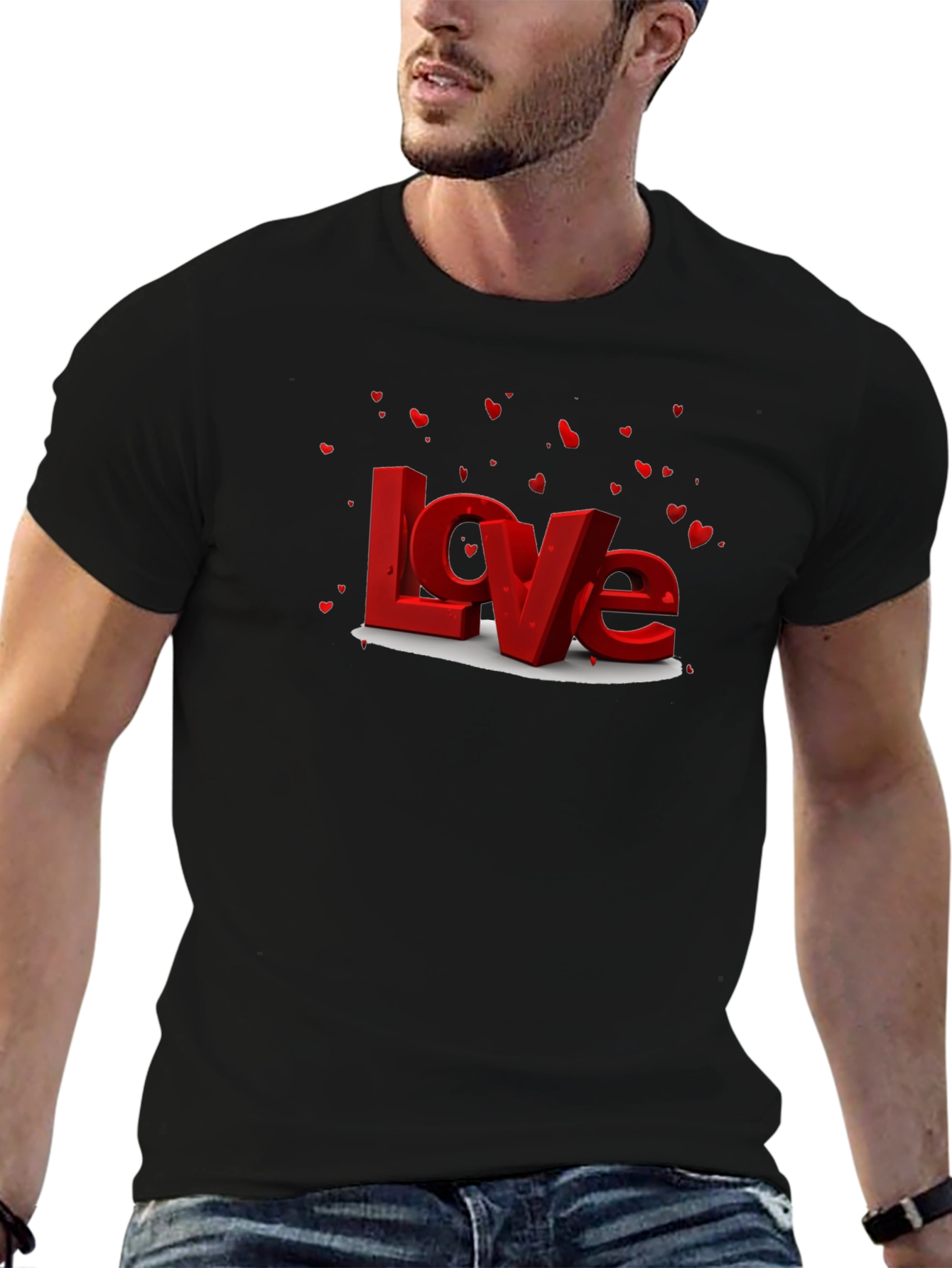 Love T-Shirt - Red Valentines Day Graphic Tee