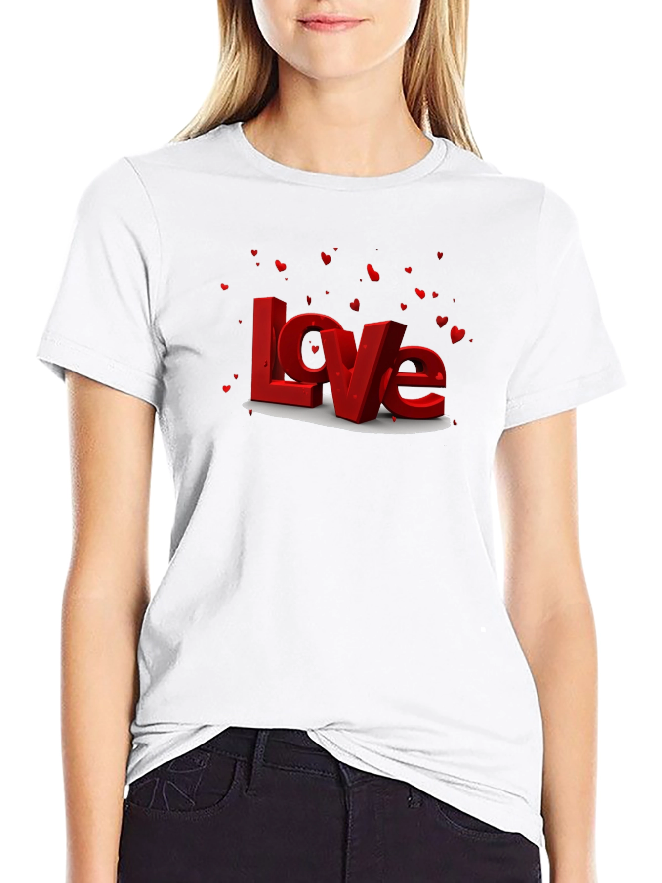 Love T-Shirt - Red Valentines Day Graphic Tee