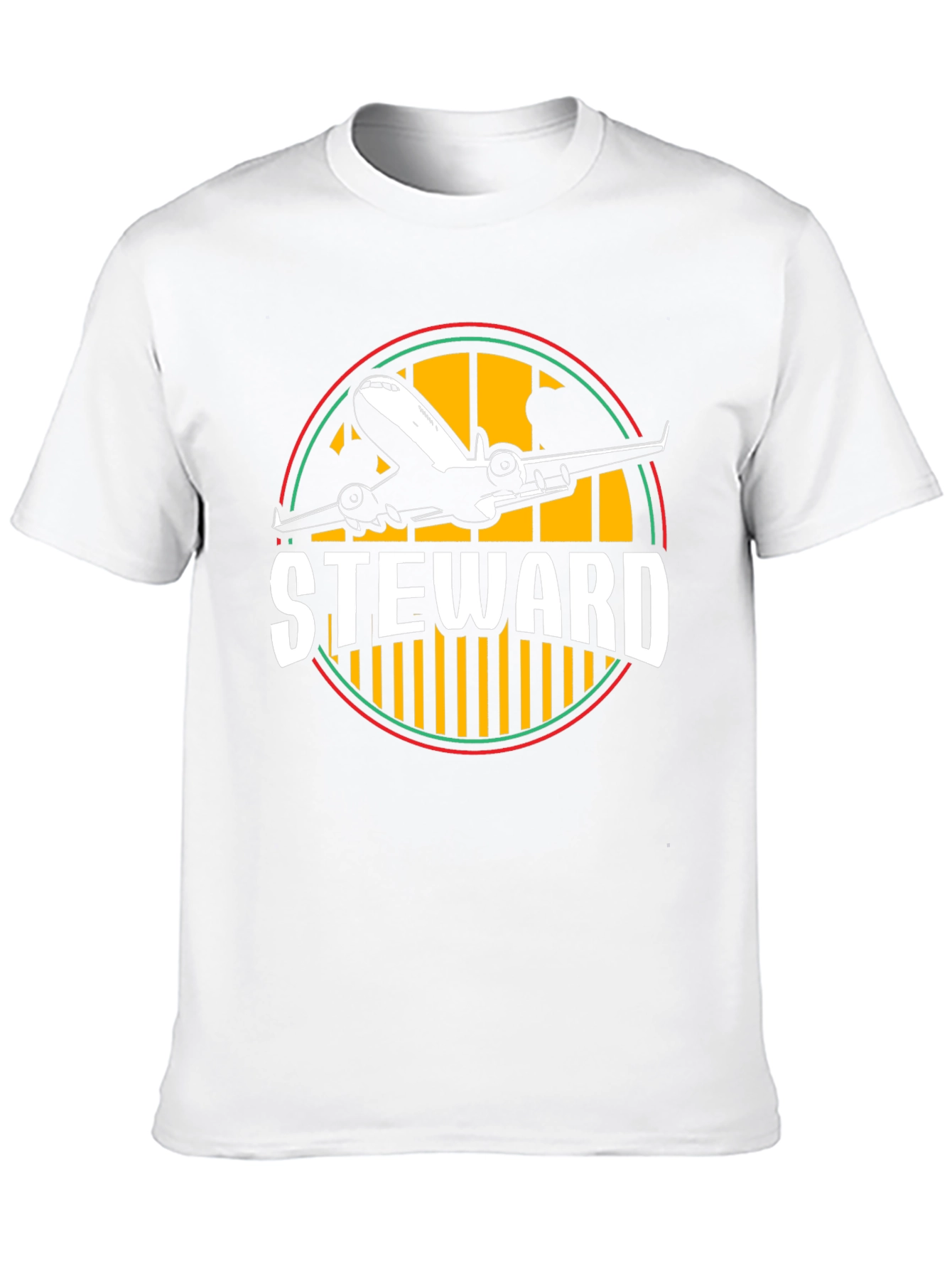 Steward Airplane Graphic T-Shirt