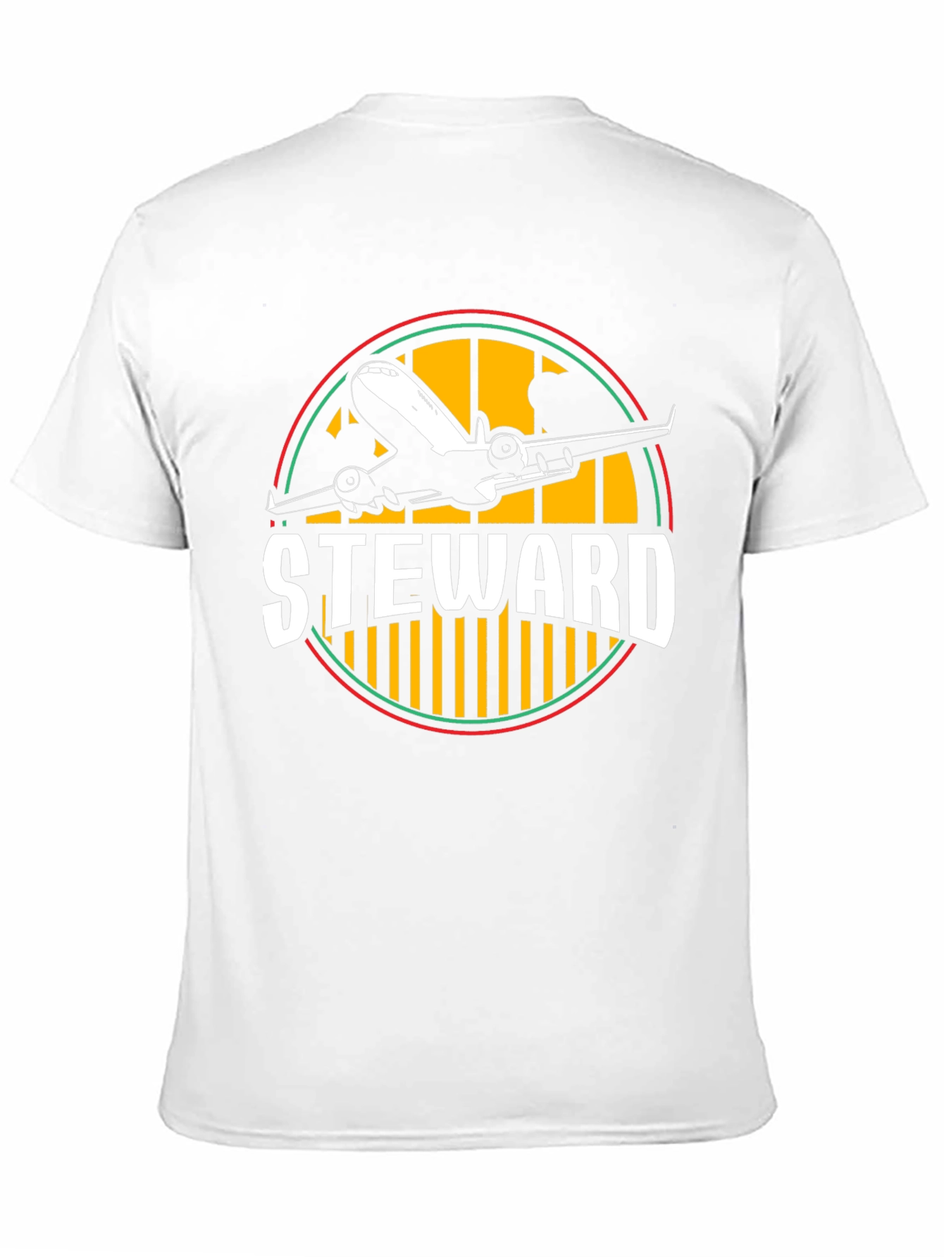 Steward Airplane Graphic T-Shirt