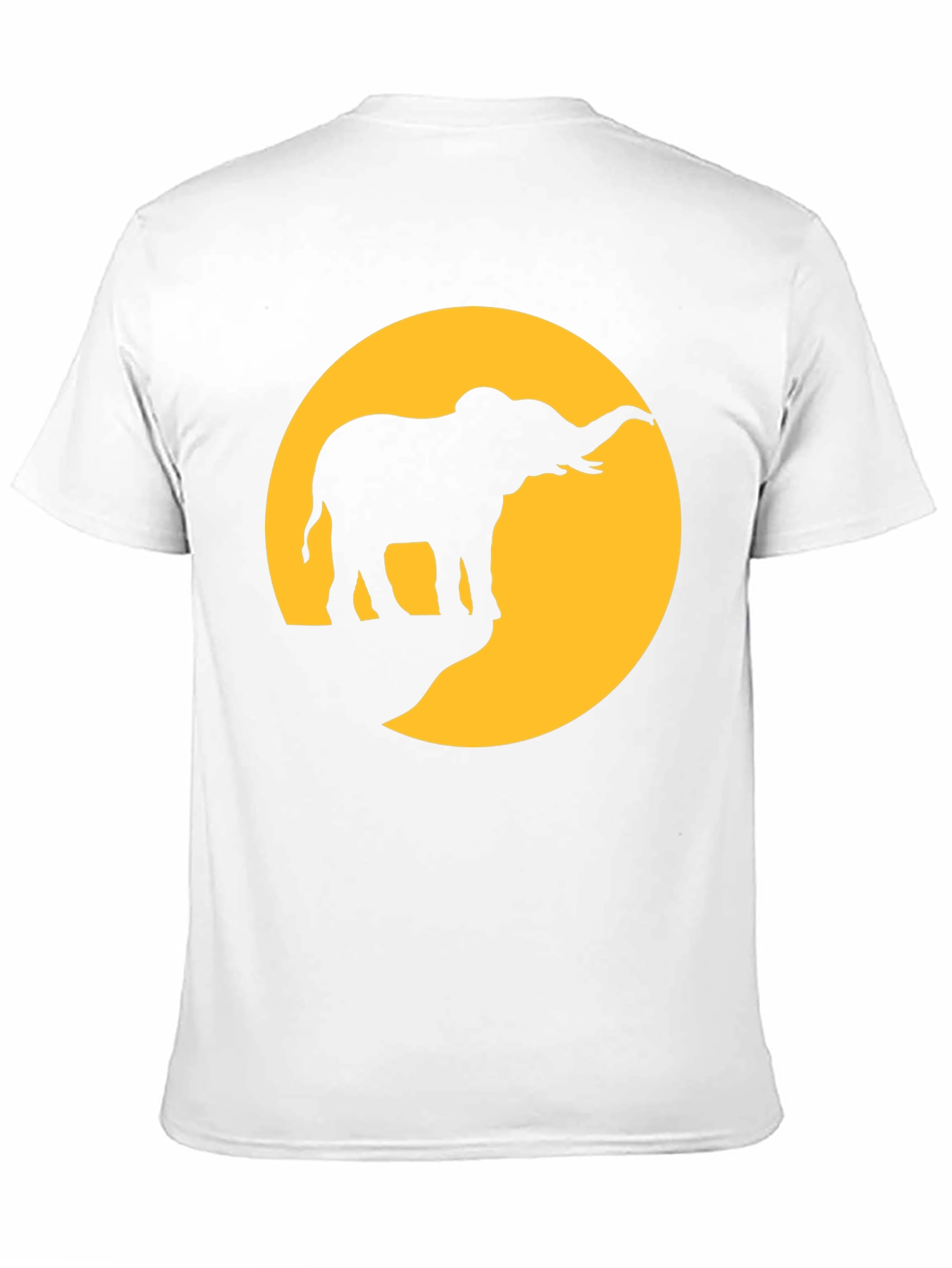 Elephant Silhouette T-Shirt - Wildlife Design