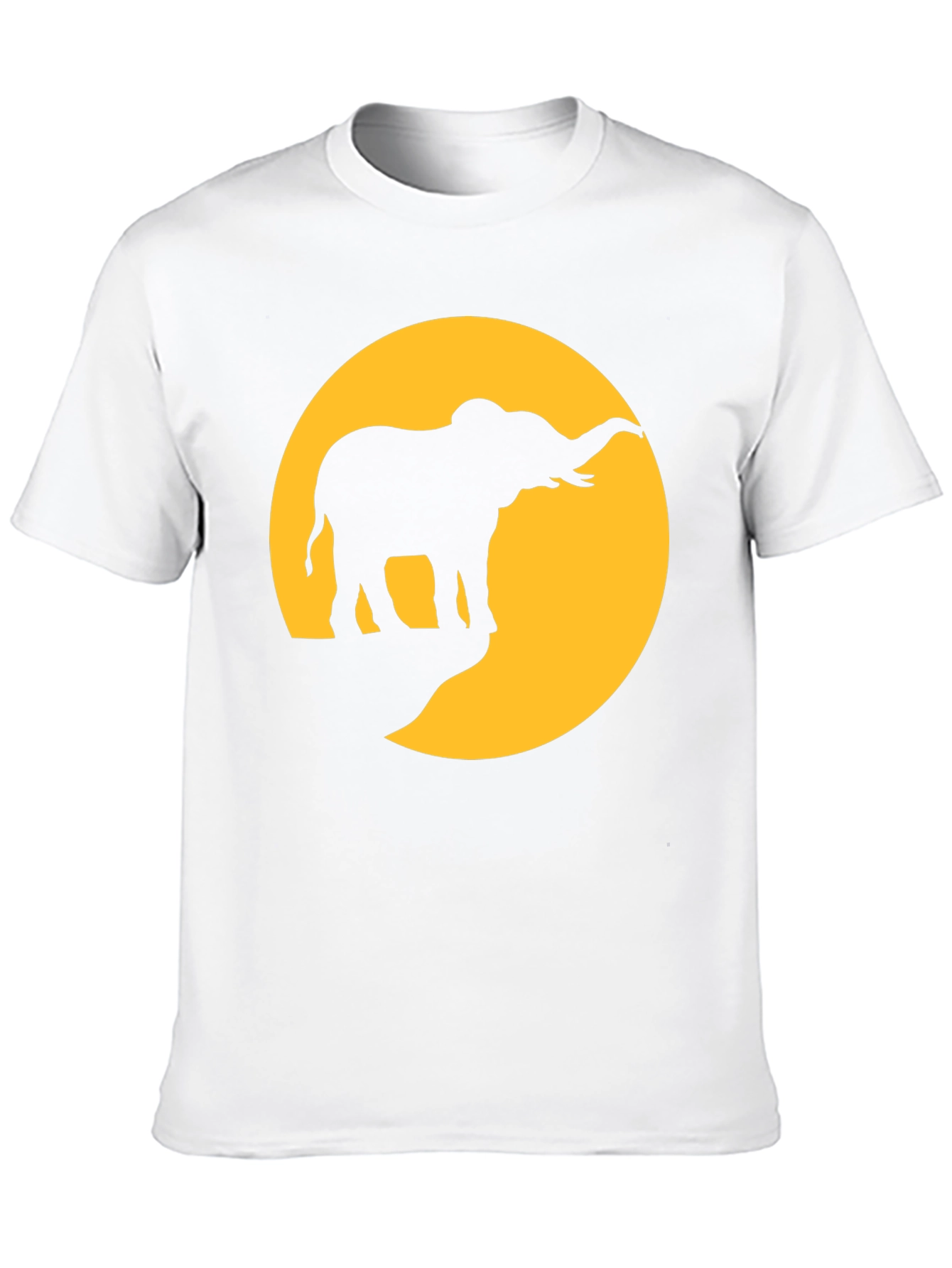 Elephant Silhouette T-Shirt - Wildlife Design
