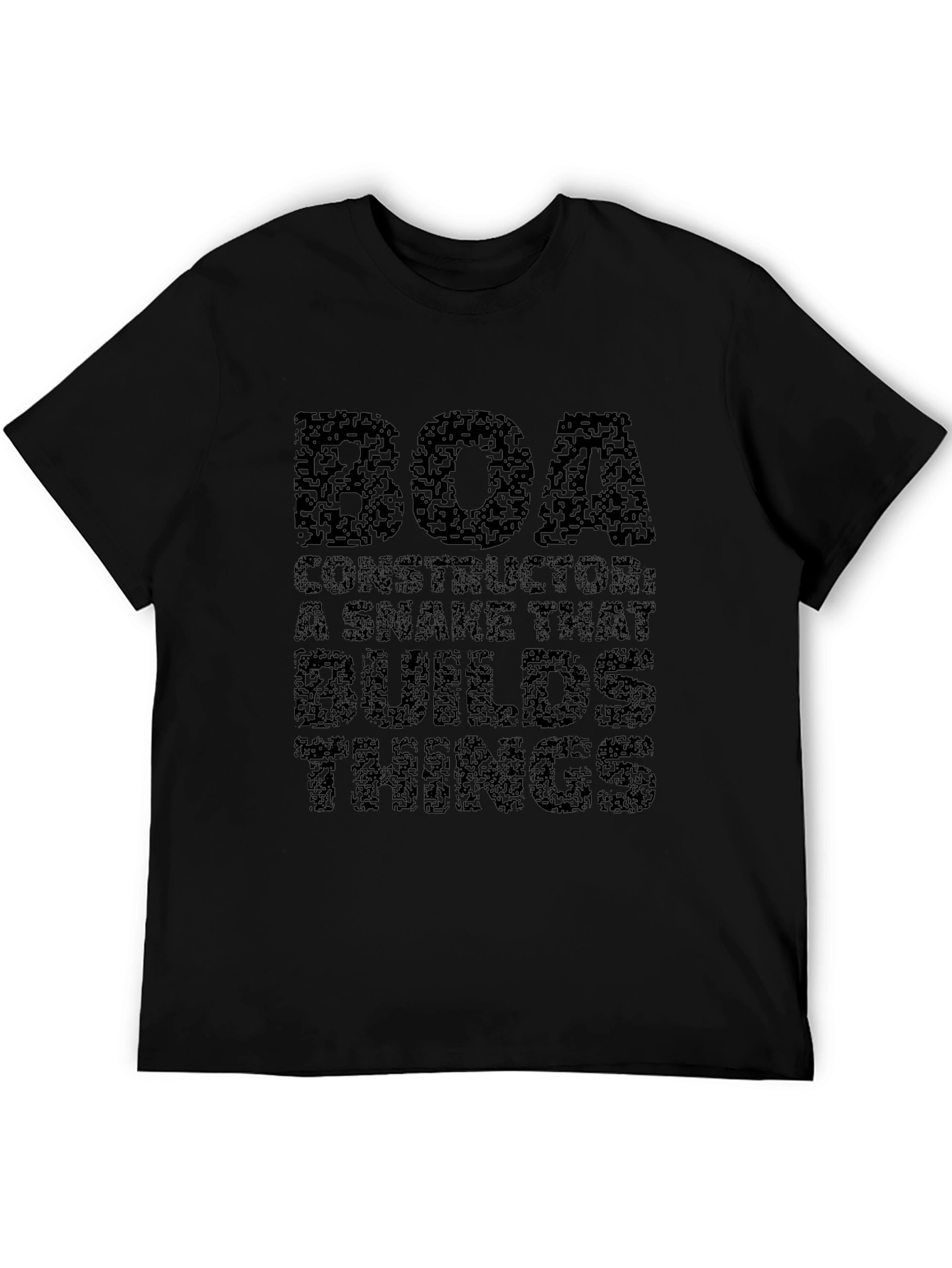 Boa Constructor Snake Builder T-Shirt Funny Programmer Tee