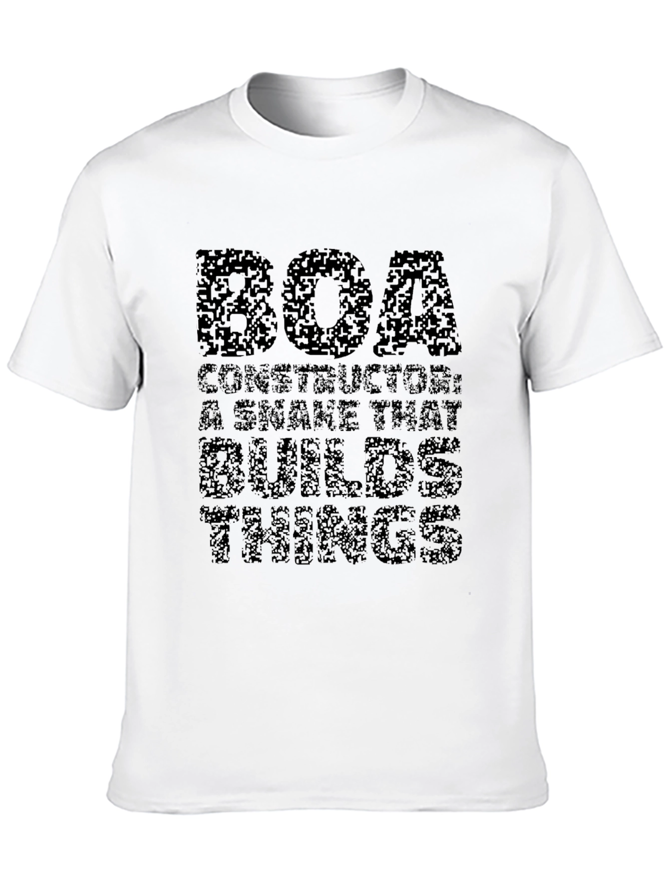 Boa Constructor Snake Builder T-Shirt Funny Programmer Tee