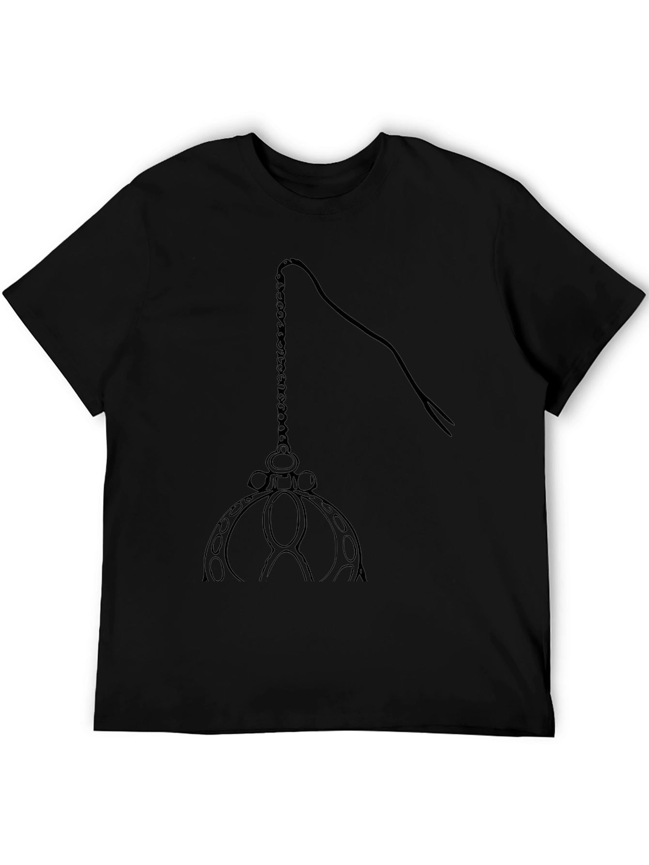 Black T-Shirt with Queen Whip Design