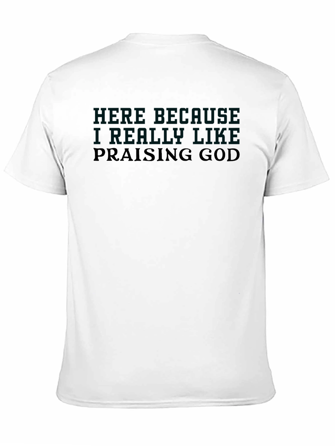 Praising God Graphic T-Shirt - Religious Faith Tee