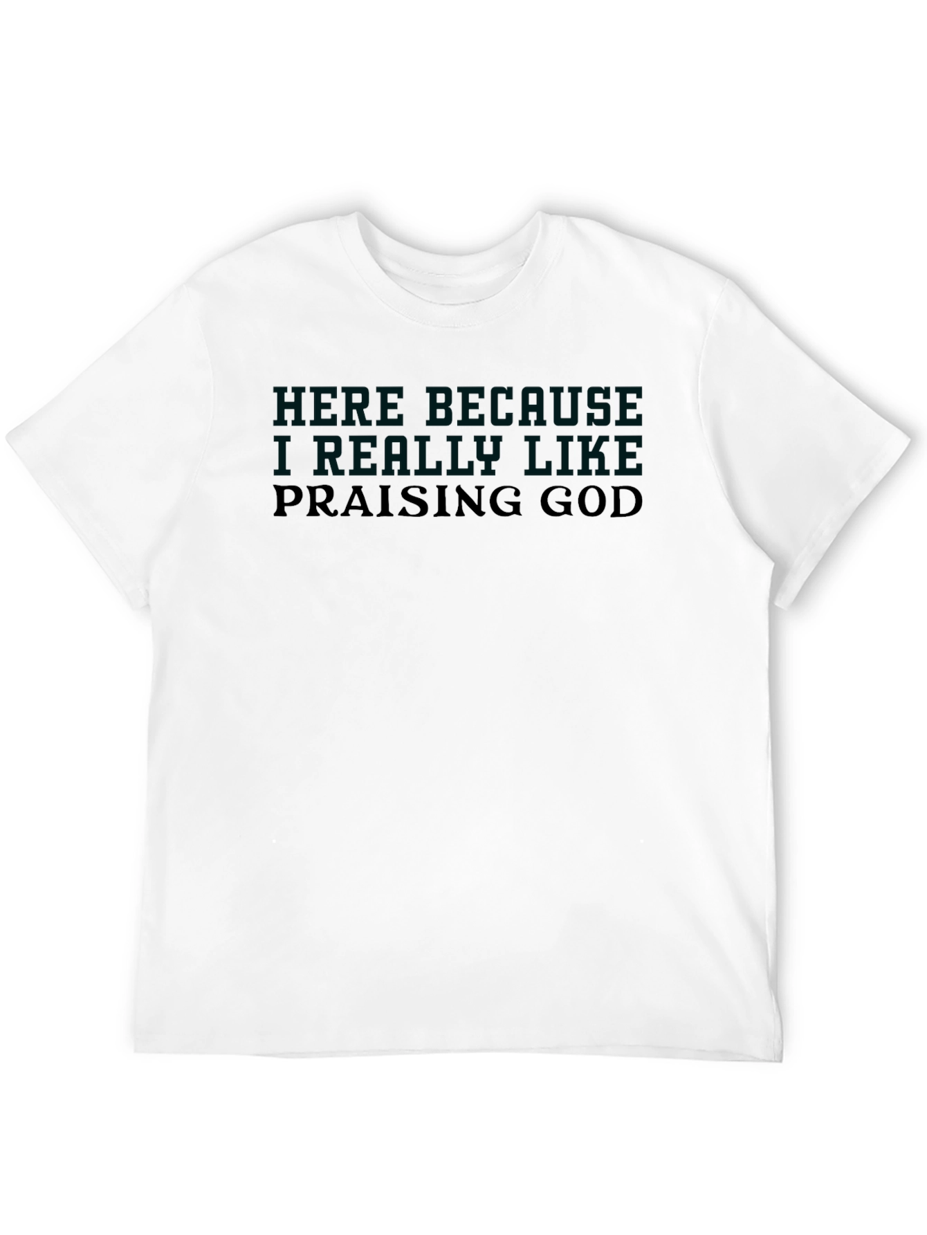 Praising God Graphic T-Shirt - Religious Faith Tee