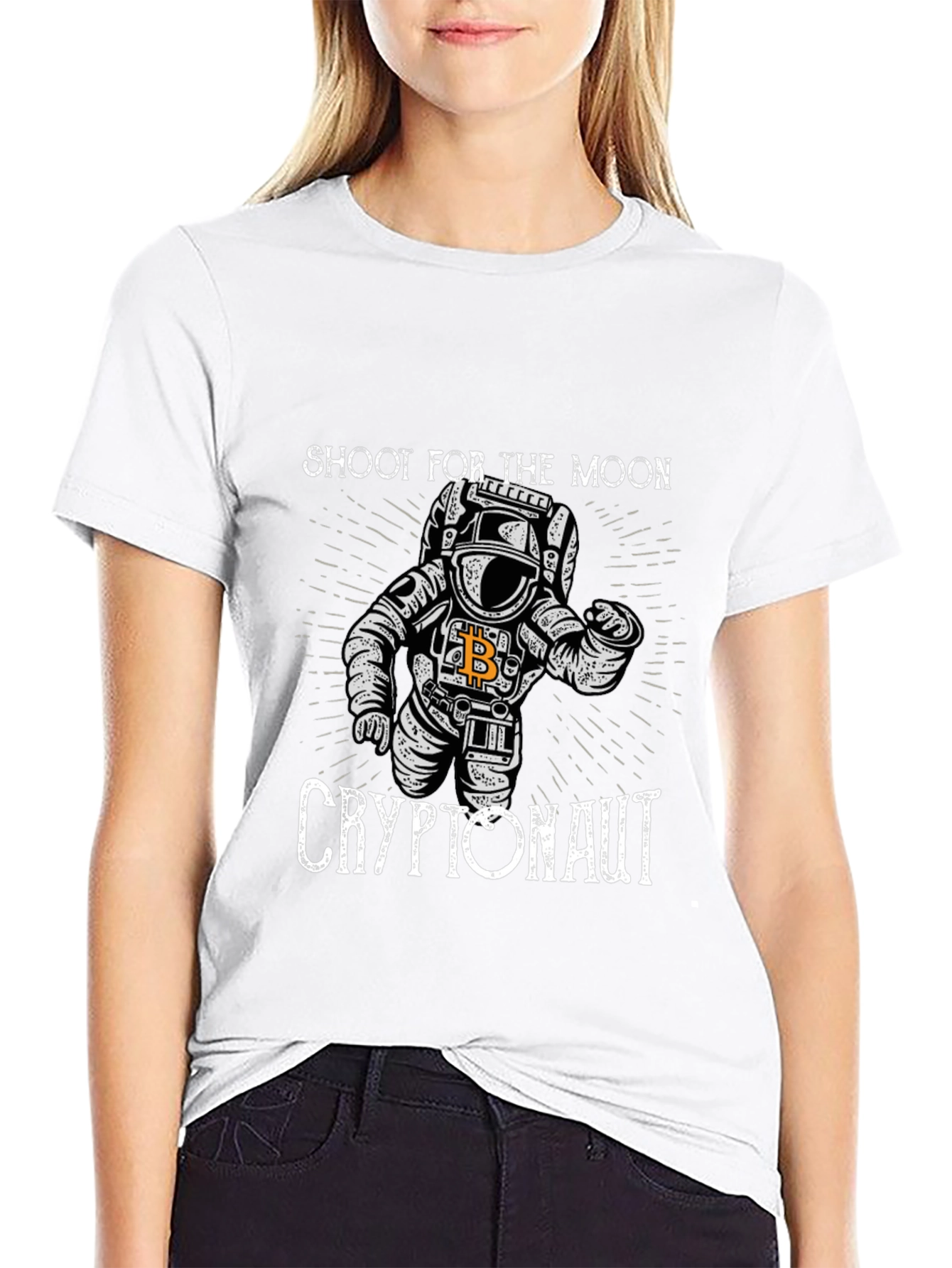 Cryptonaut Moon Shot Graphic T-Shirt