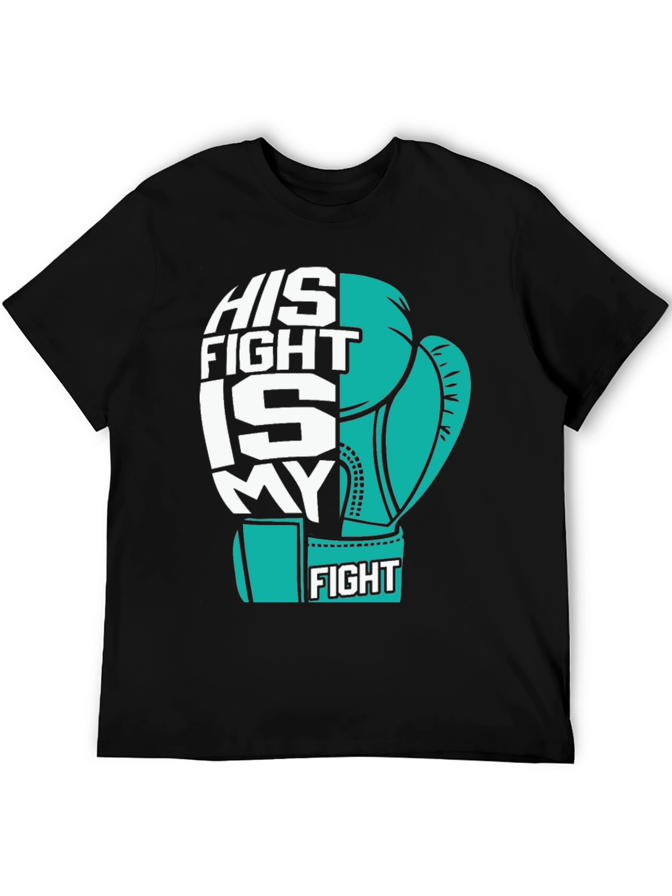 His Fight Is My Fight Boxing Glove T-Shirt