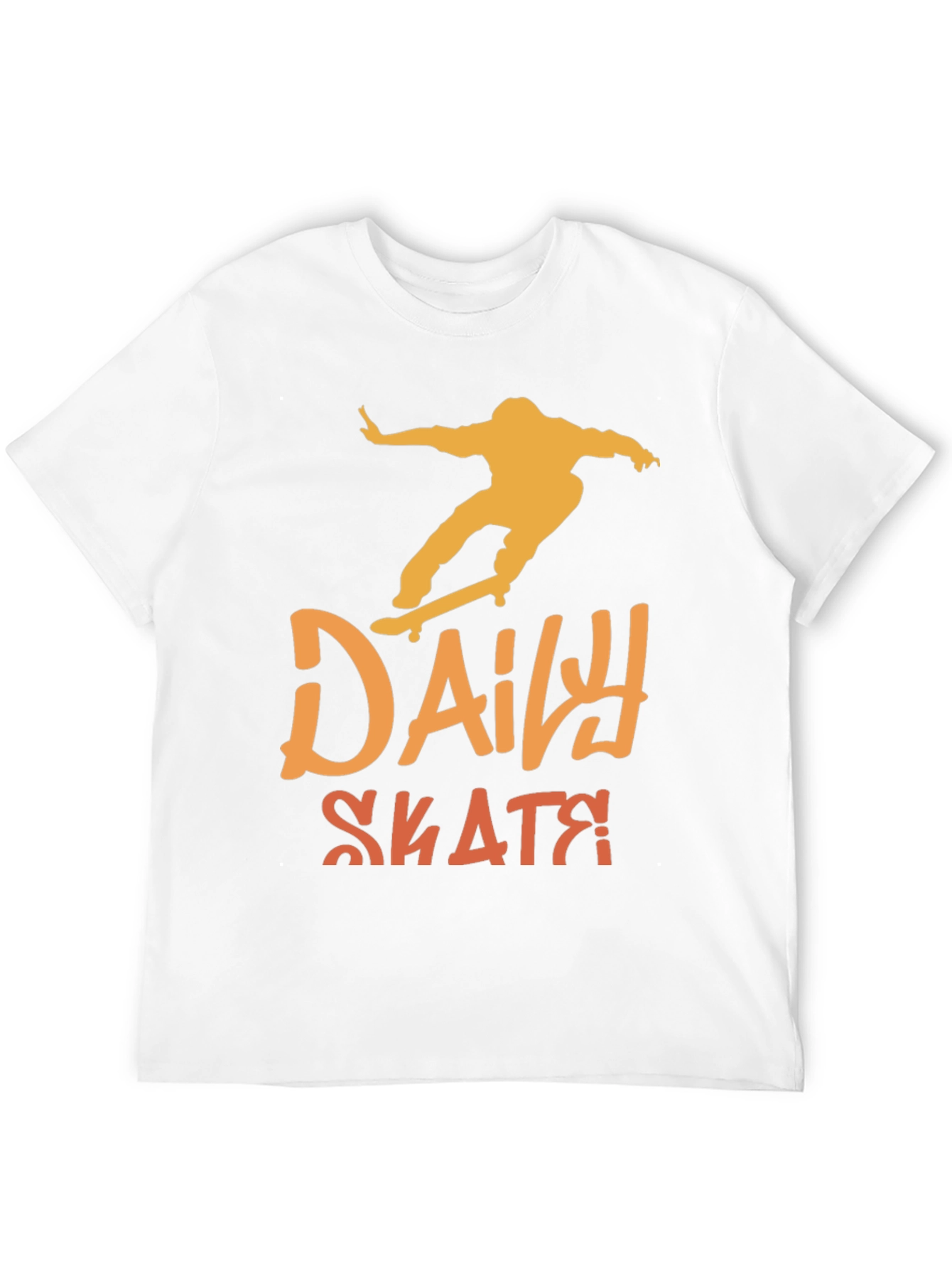 Daily Skate T-Shirt - Black Cotton Skater Tee