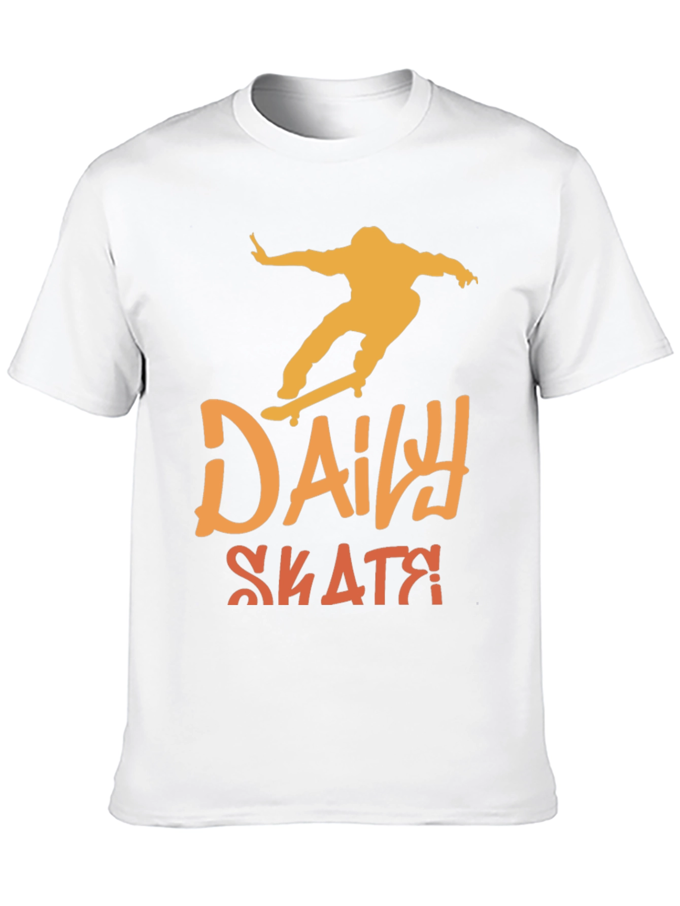 Daily Skate T-Shirt - Black Cotton Skater Tee