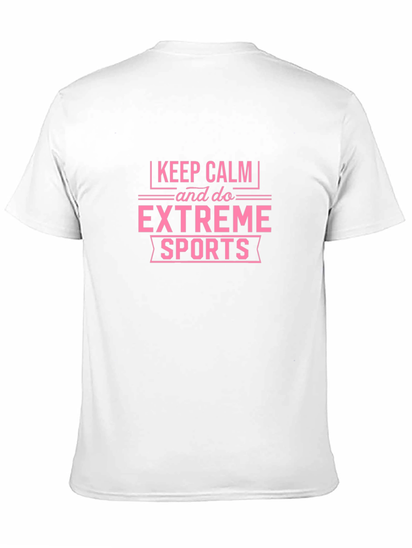 Keep Calm Extreme Sports Graphic Tee - Black