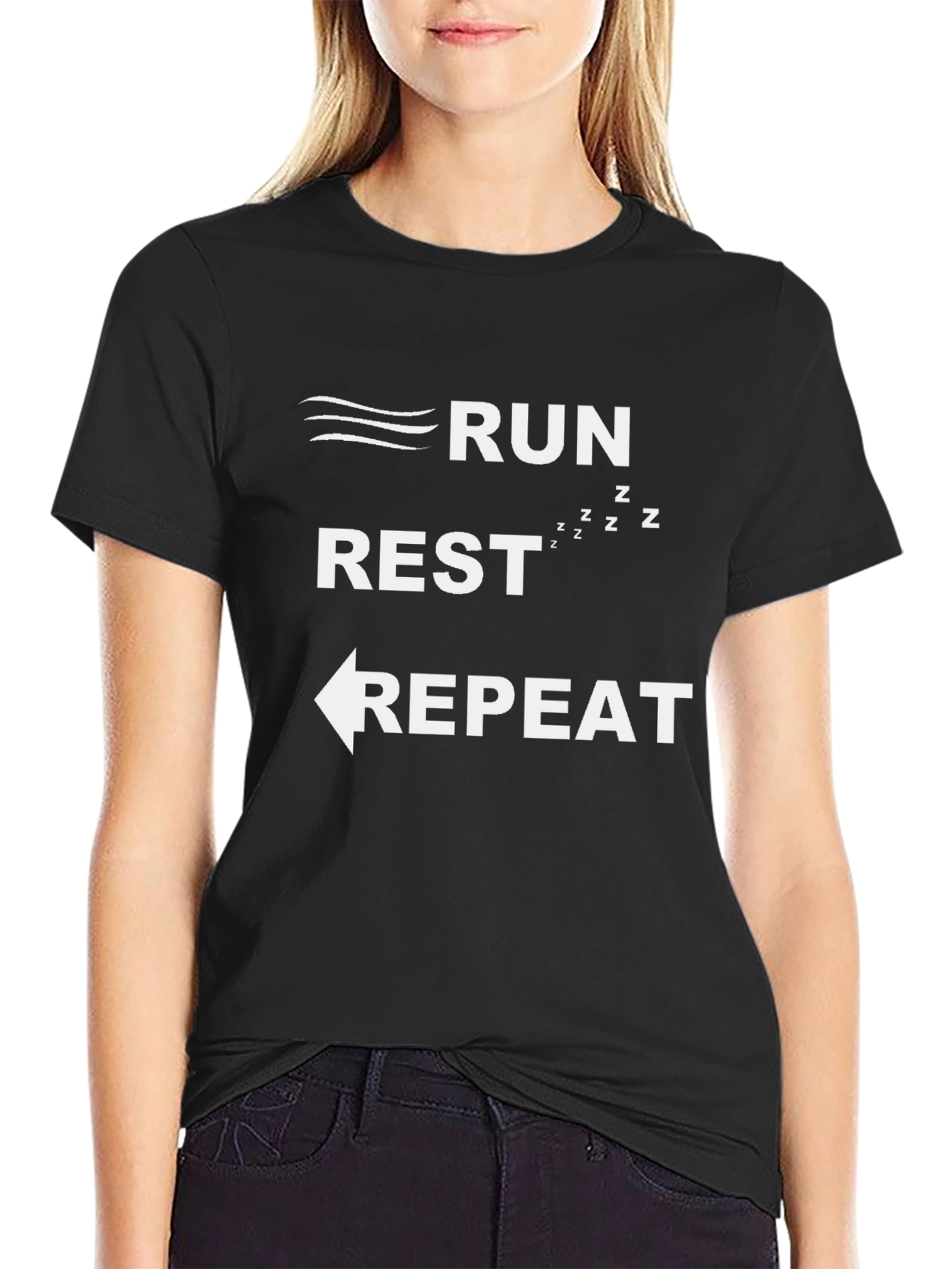 Run Rest Repeat Graphic Tee