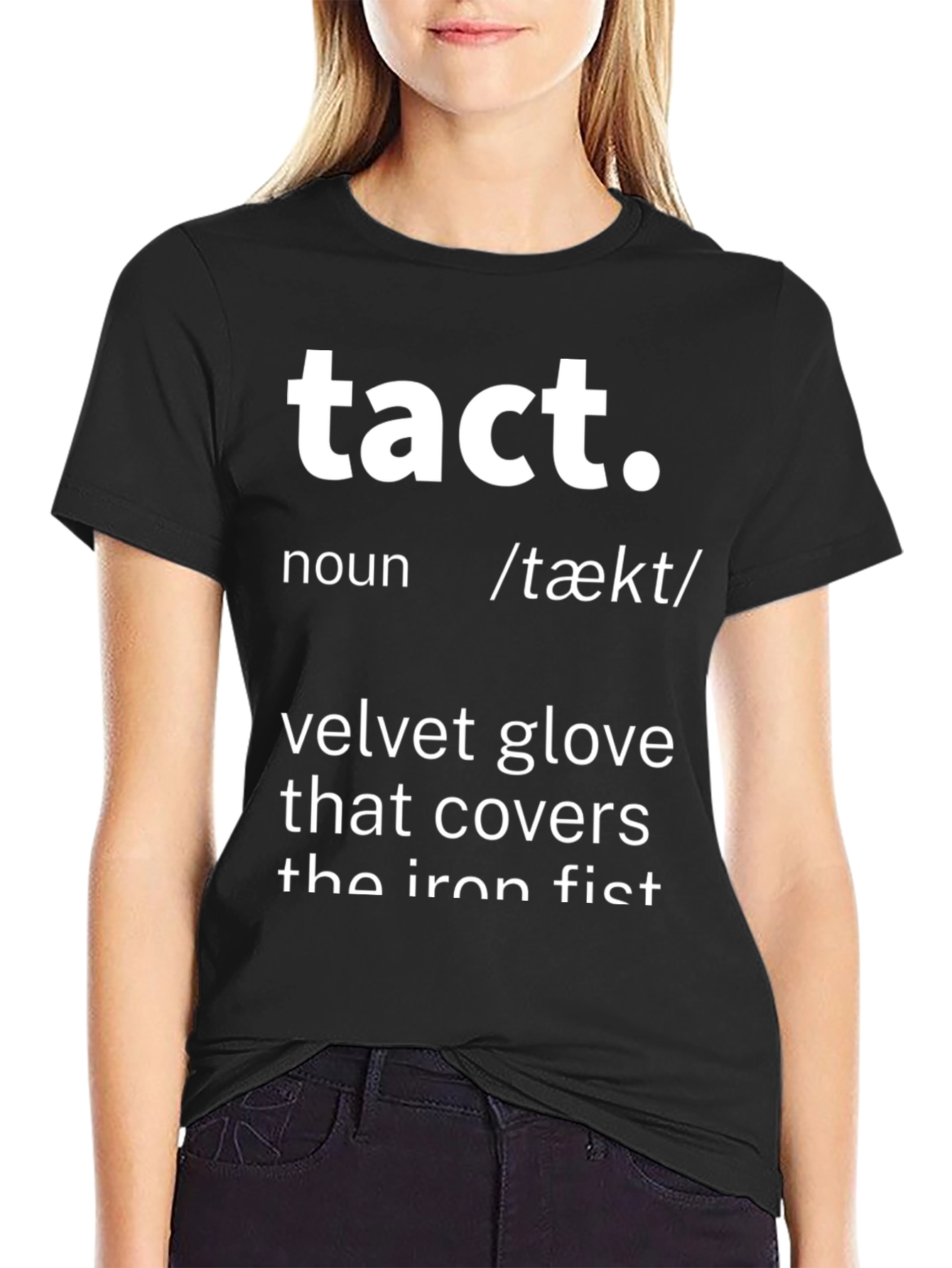 Tact Definition Graphic T-Shirt - Black