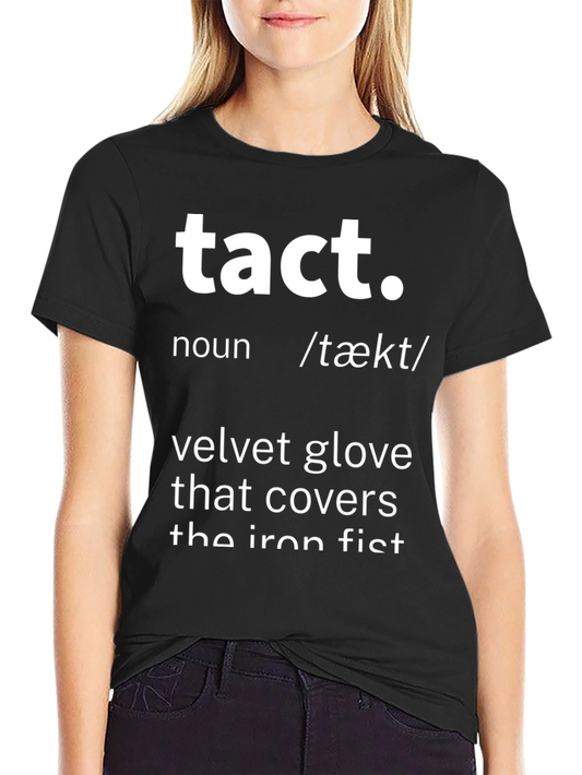 Tact Definition Graphic T-Shirt - Black