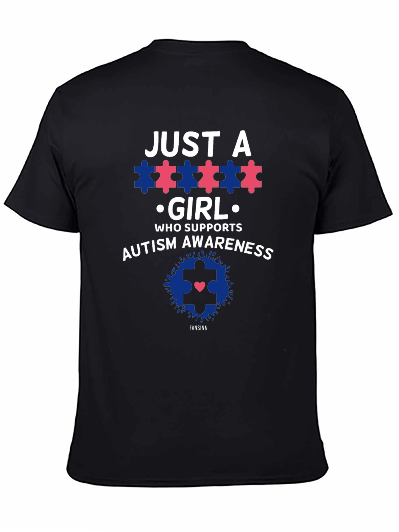 Autism Awareness T-Shirt - Just a Girl