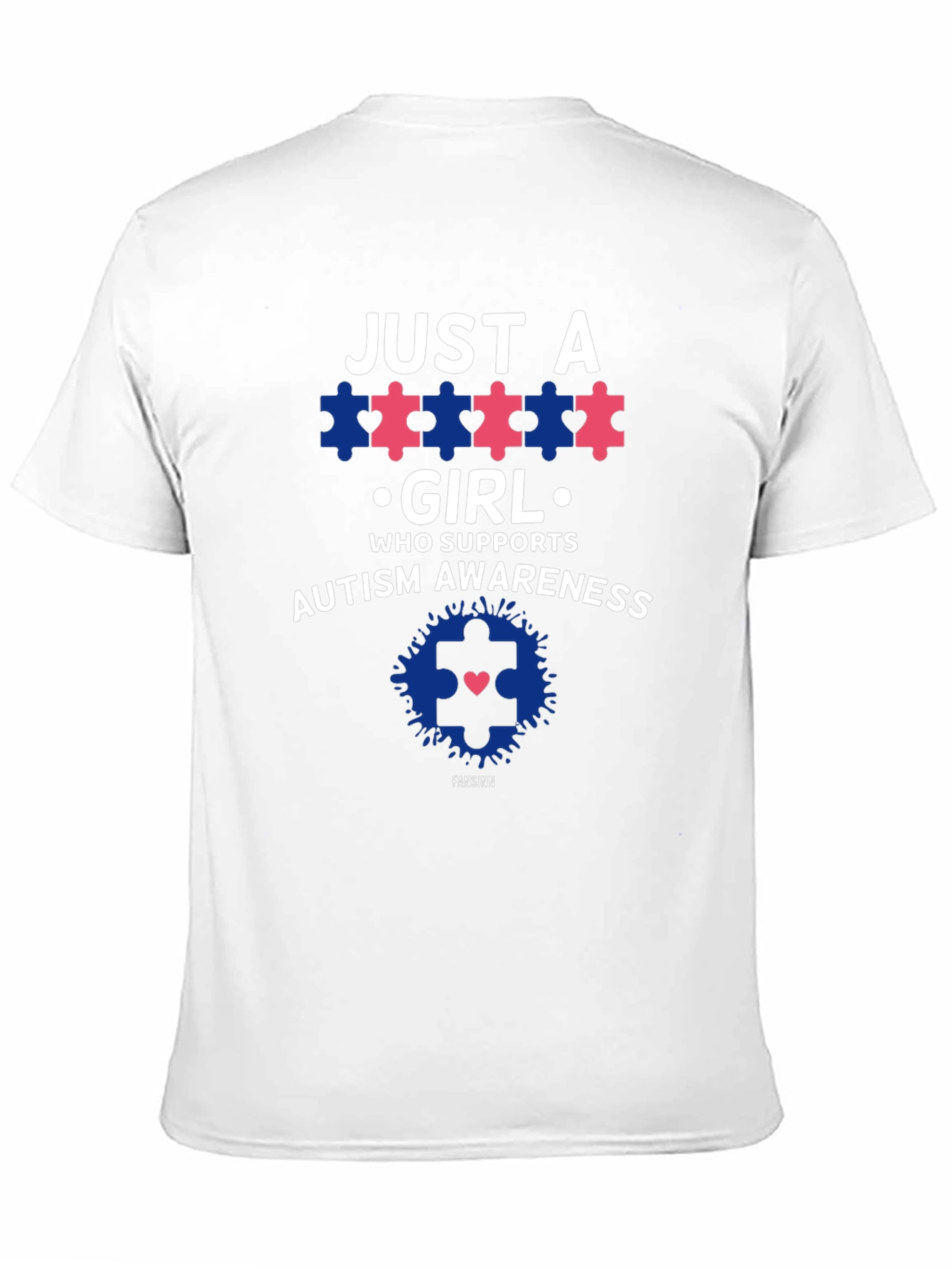 Autism Awareness T-Shirt - Just a Girl