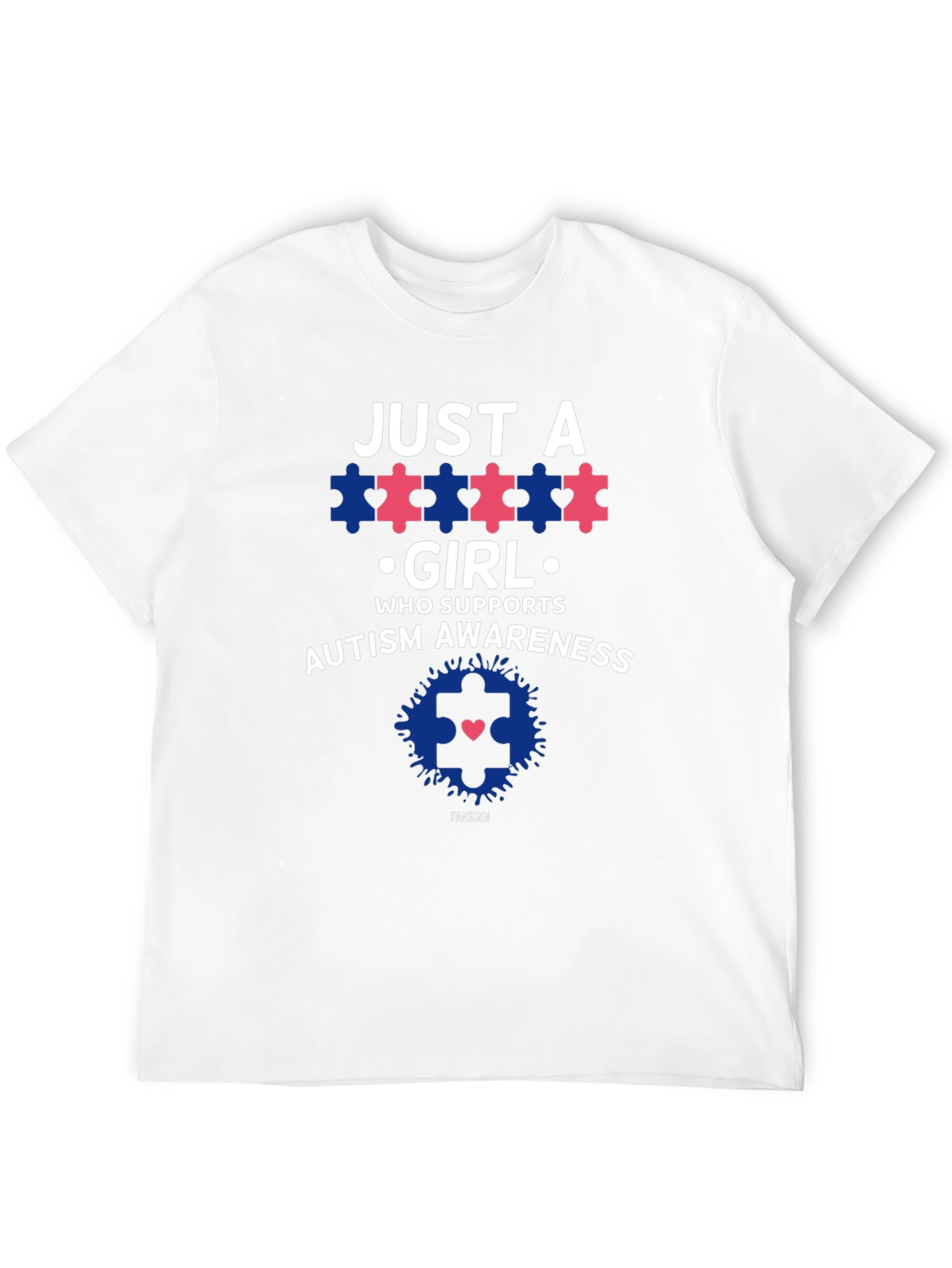 Autism Awareness T-Shirt - Just a Girl
