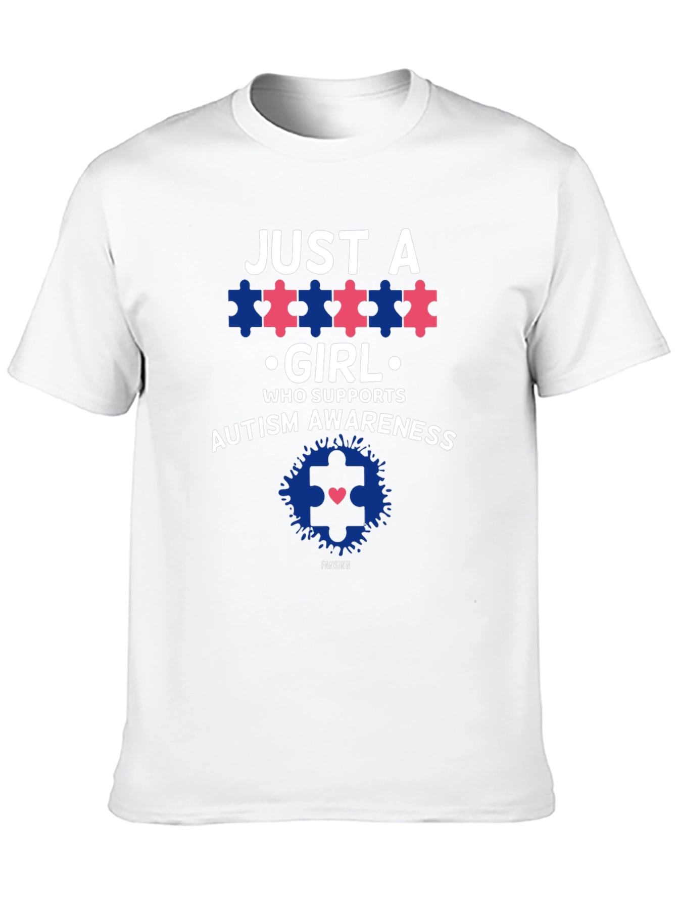 Autism Awareness T-Shirt - Just a Girl