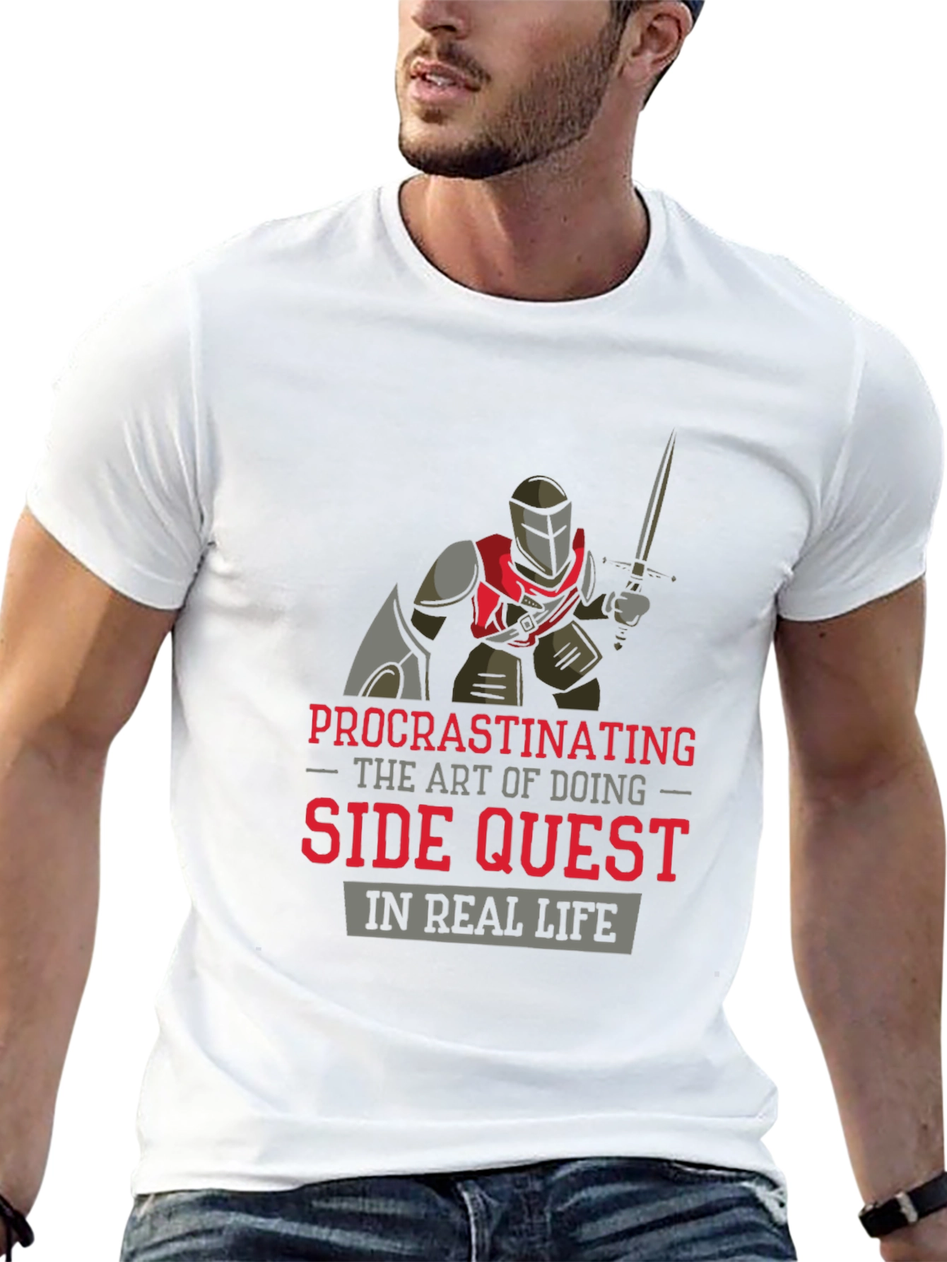 Procrastinating Side Quest in Real Life T-Shirt