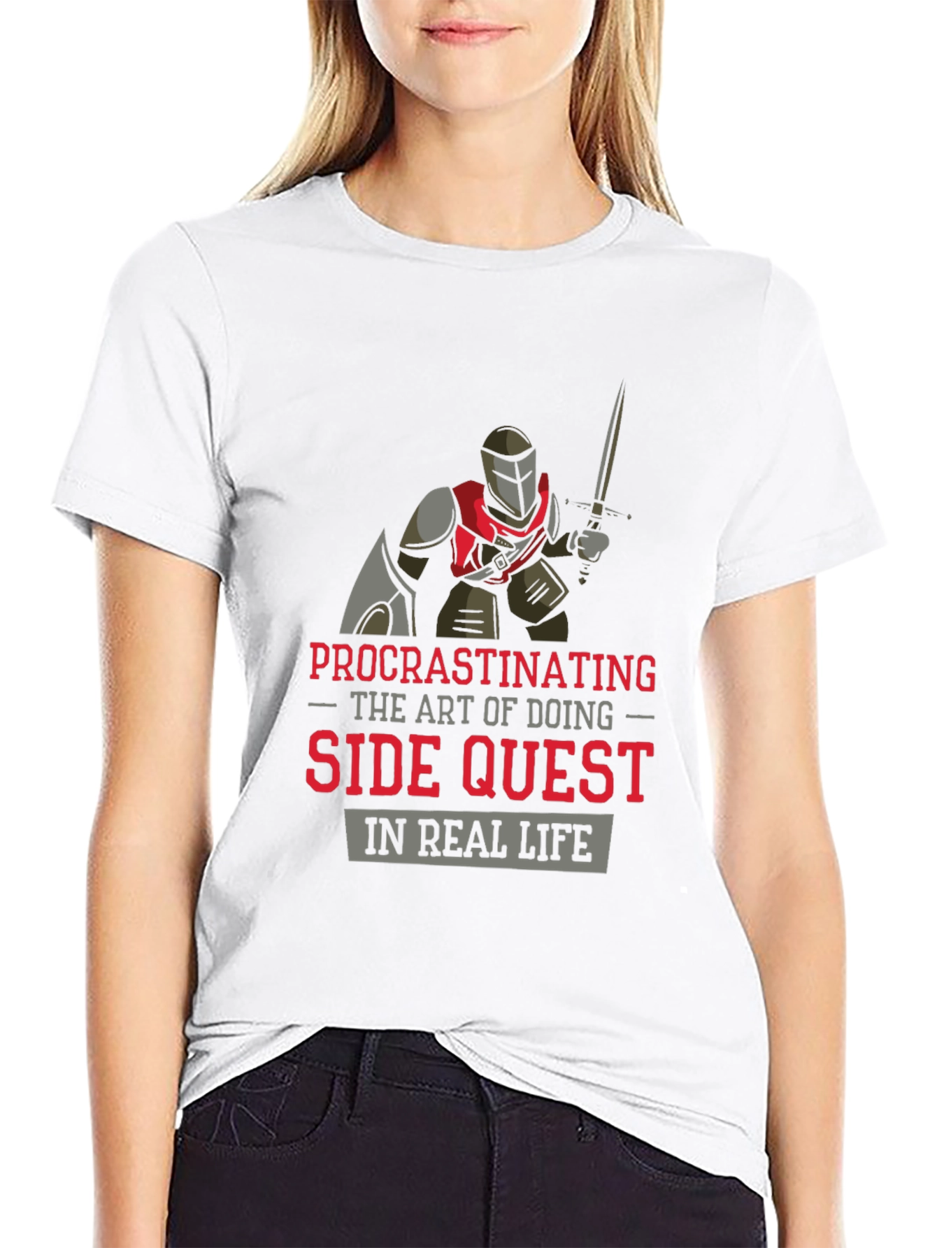 Procrastinating Side Quest in Real Life T-Shirt