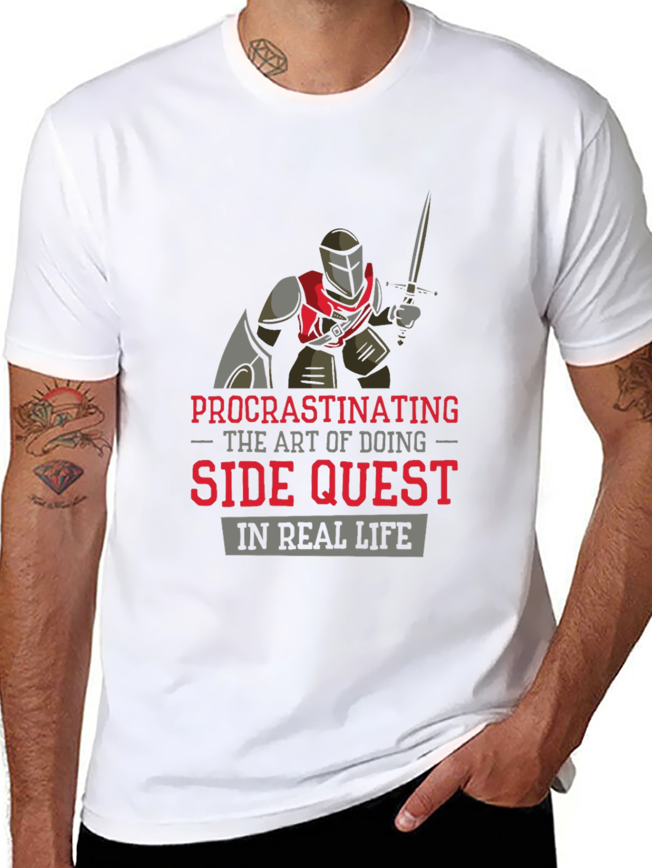 Procrastinating Side Quest in Real Life T-Shirt