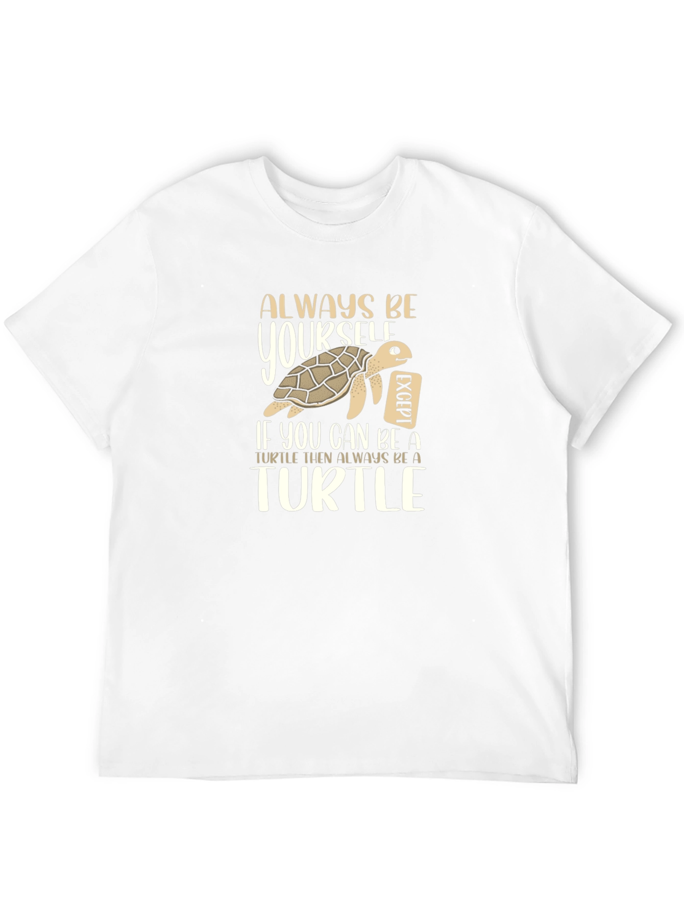 Always Be Yourself Turtle Graphic T-Shirt