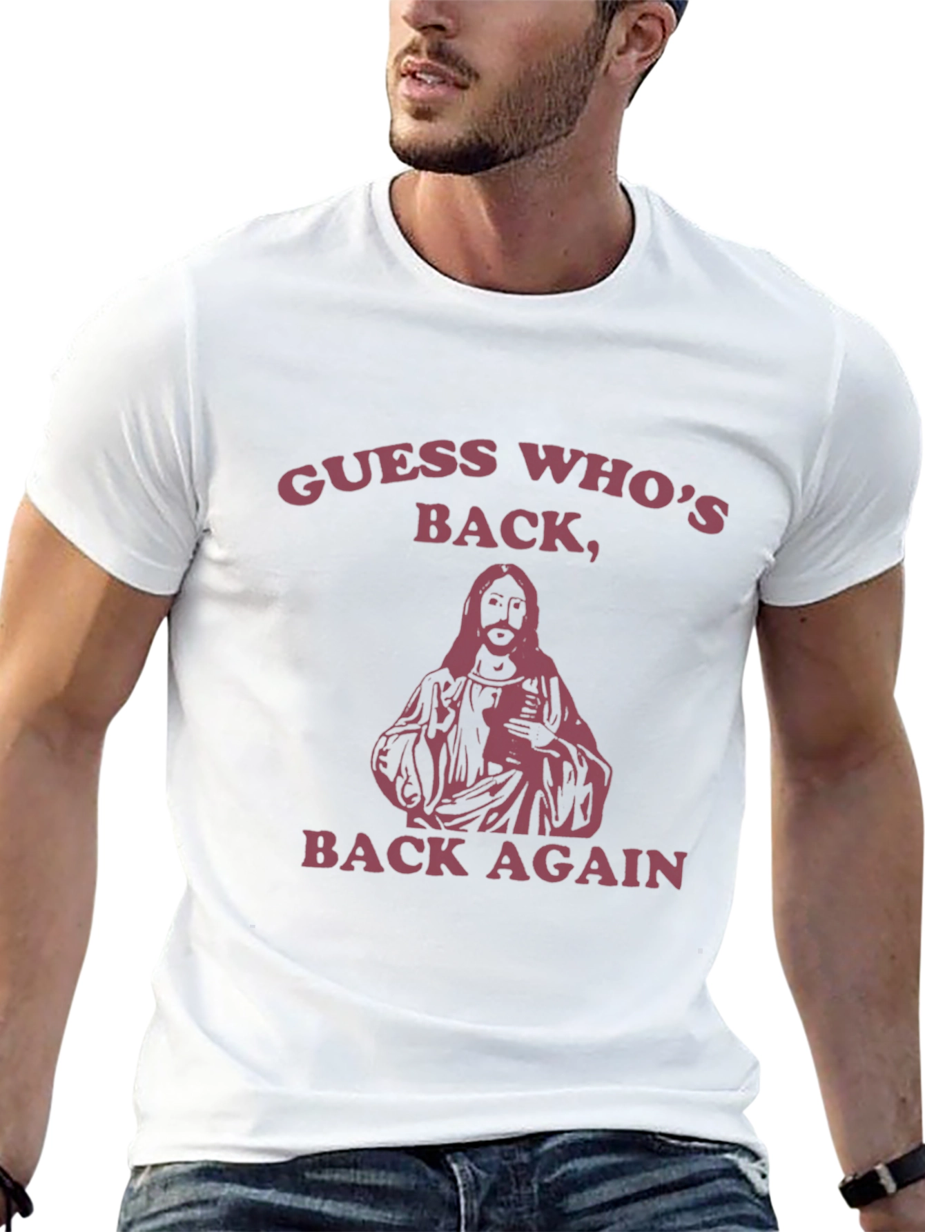 Guess Whos Back T-Shirt - Funny Graphic Tee