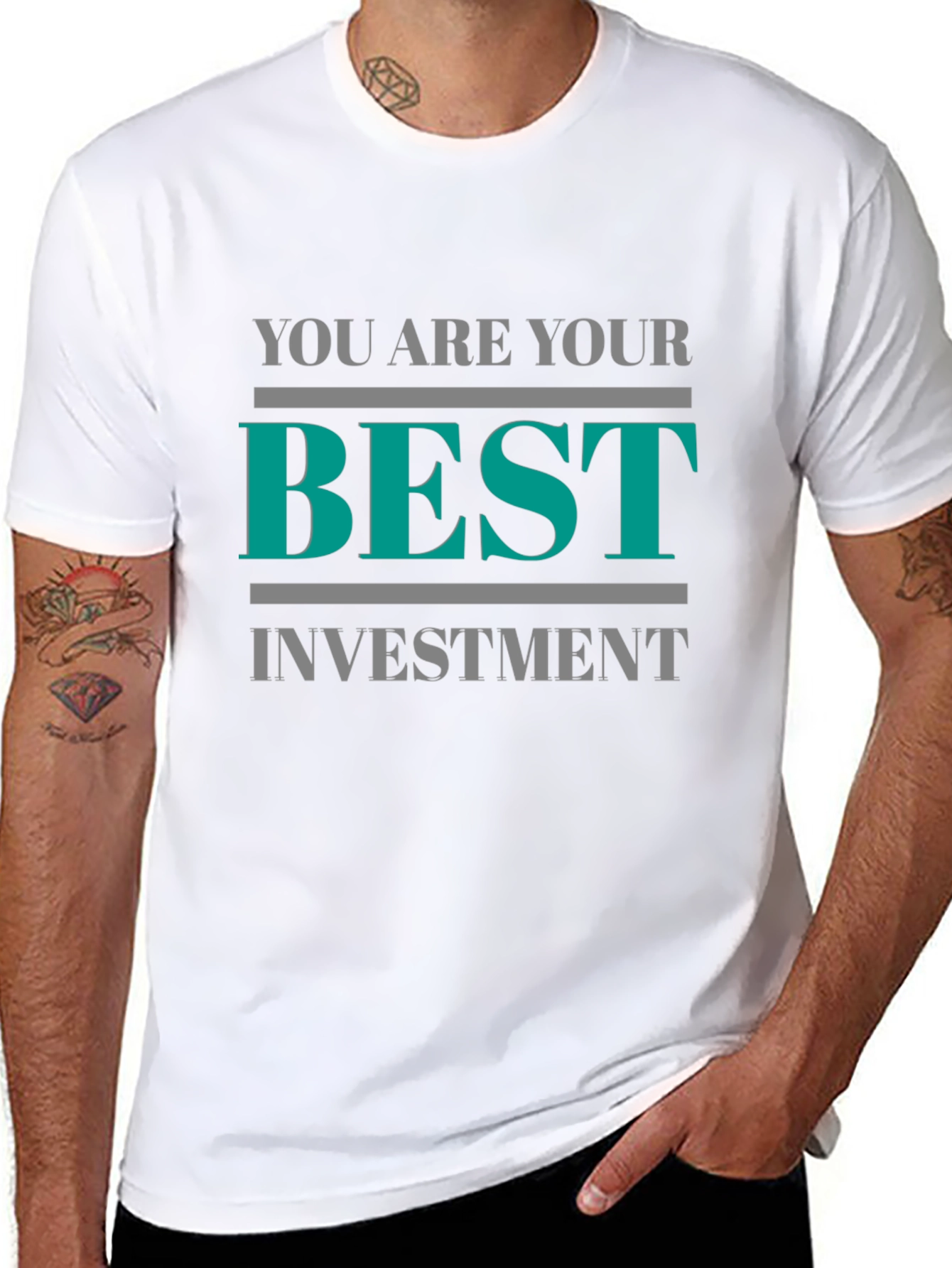 Motivational Best Investment Graphic T-Shirt