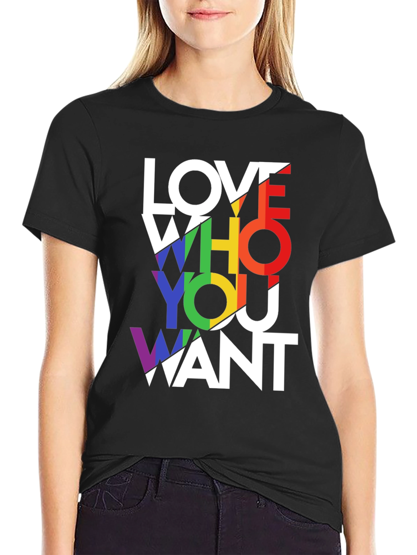 Love Who You Want Graphic T-Shirt