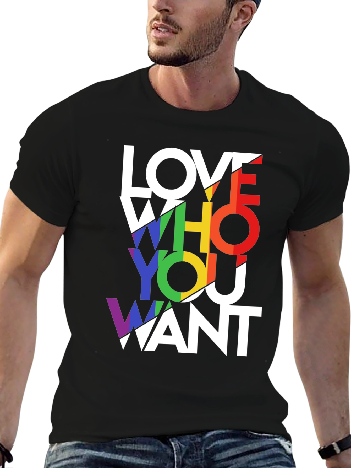 Love Who You Want Graphic T-Shirt